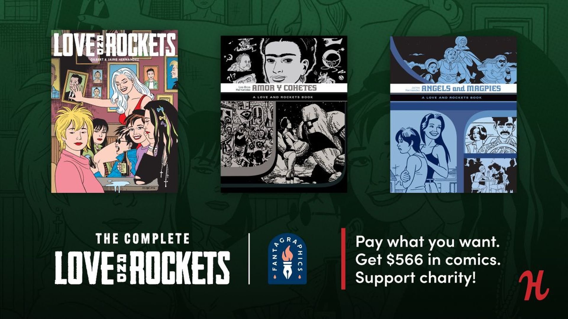 Enter the indie comic LOVE AND ROCKETS with a Humble Bundle Enter the indie comic LOVE AND ROCKETS with a Humble Bundle