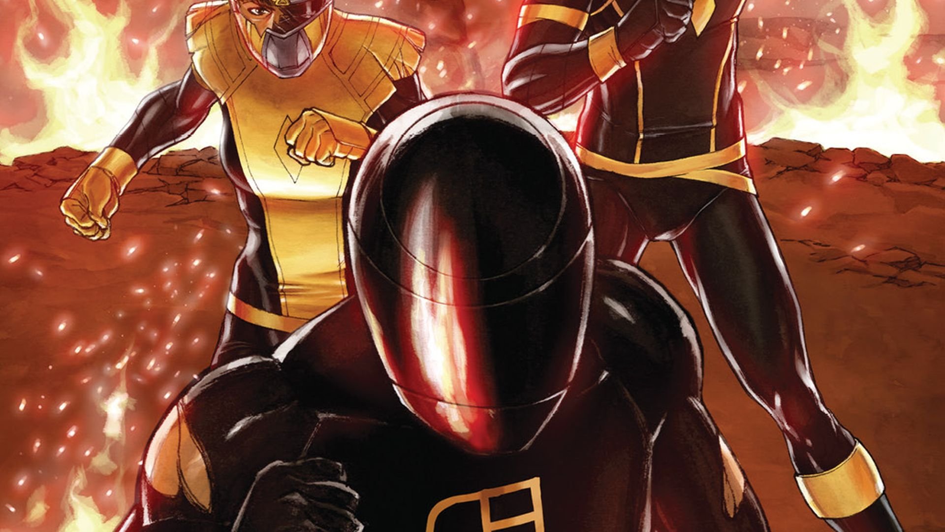 Things seem to be previewing for POWER RANGERS # 22 as the series hits its 100th issue