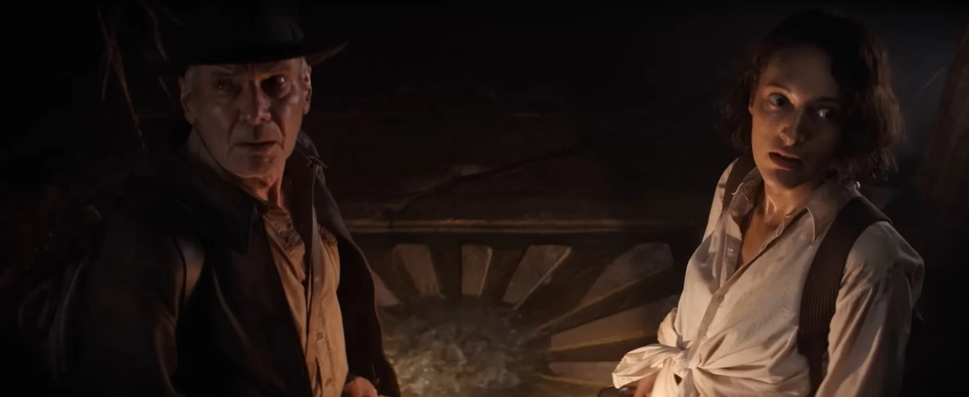 New clip from INDIANA JONES AND THE DIAL OF FATE features Indy solving puzzles and hidden messages