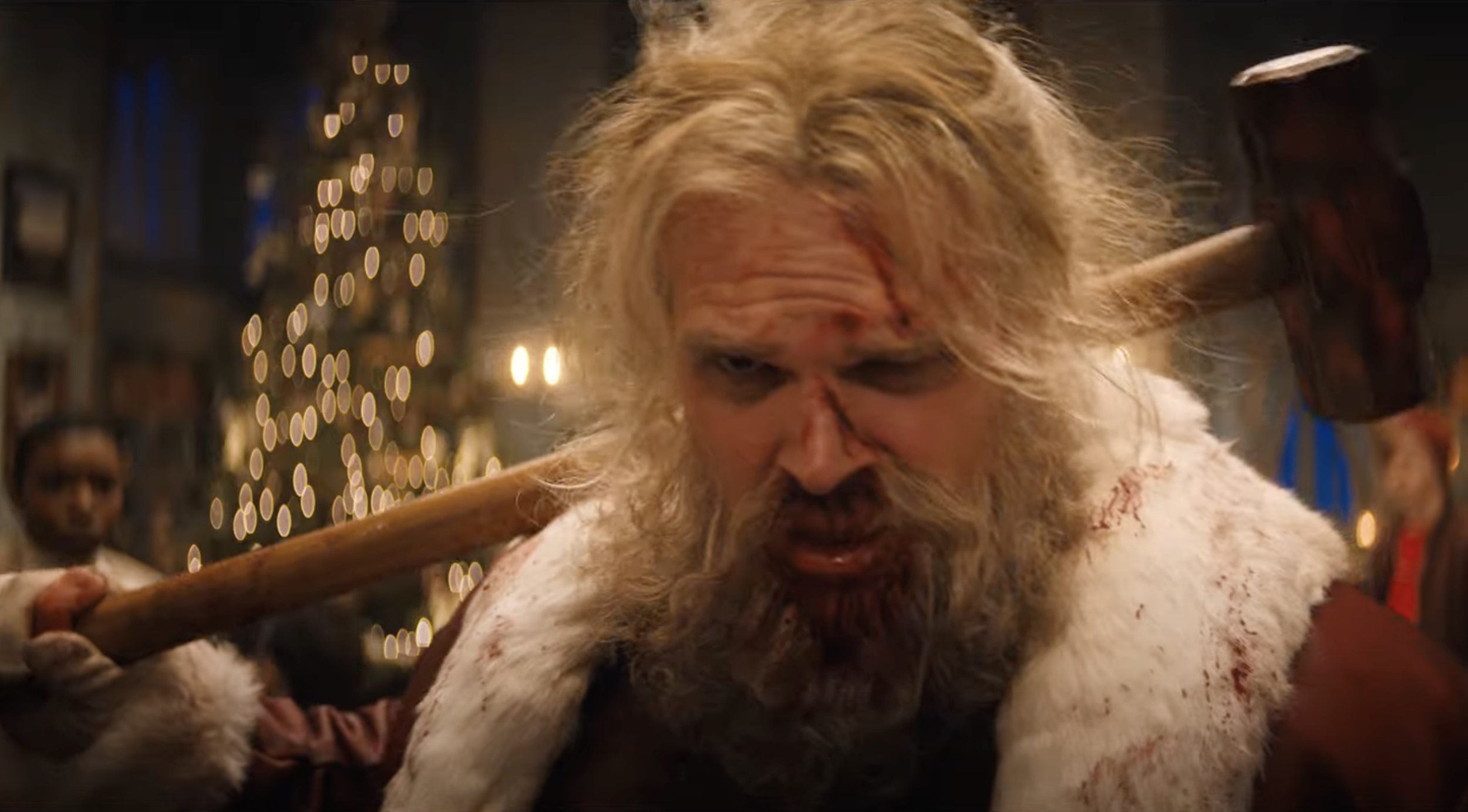David Harbour’s holiday action film VIOLENT NIGHT gets an entertaining featurette David Harbour’s holiday action film VIOLENT NIGHT gets an entertaining featurette