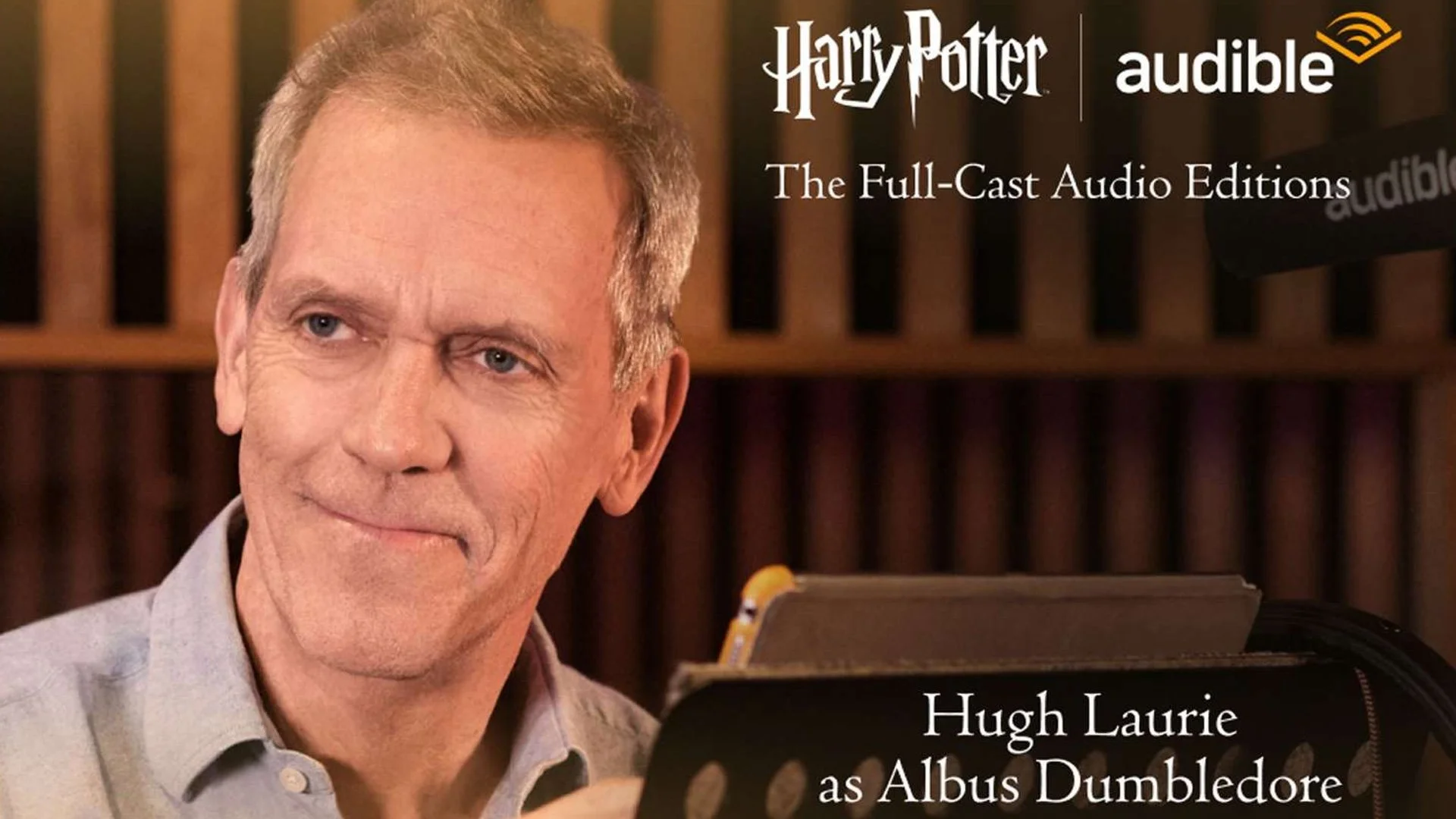 Audible Harry Potter’s new audiobooks reveal the cast of stars with Hugh Laurie, Matthew Macfadyen, Riz Ahmed and More