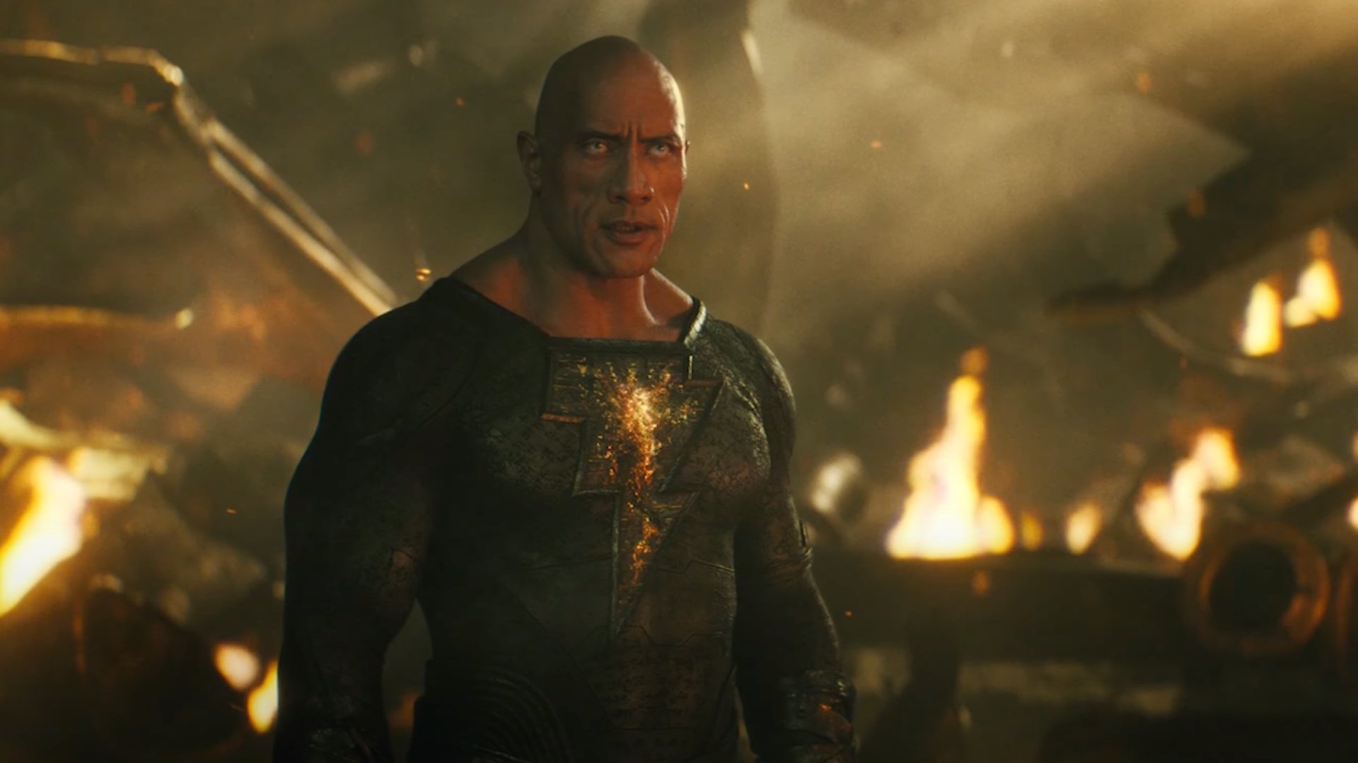The new BLACK ADAM TV spot features Dwayne Johnson grappling with the Justice Society The new BLACK ADAM TV spot features Dwayne Johnson grappling with the Justice Society