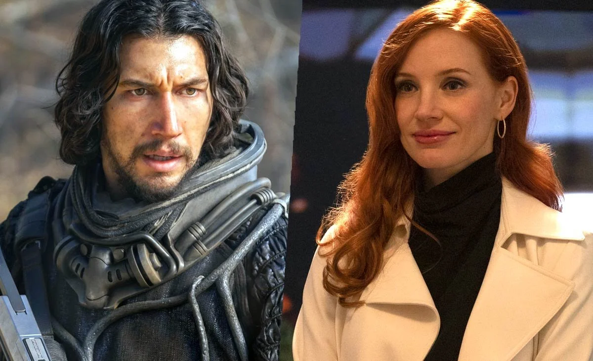 Jessica Chastain and Adam Driver to act in the Dramatic Apple TV+ The Dealer dramatic series