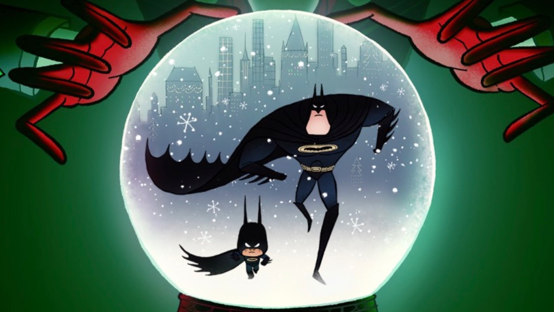 The Batman Cartoon Art, HD wallpaper