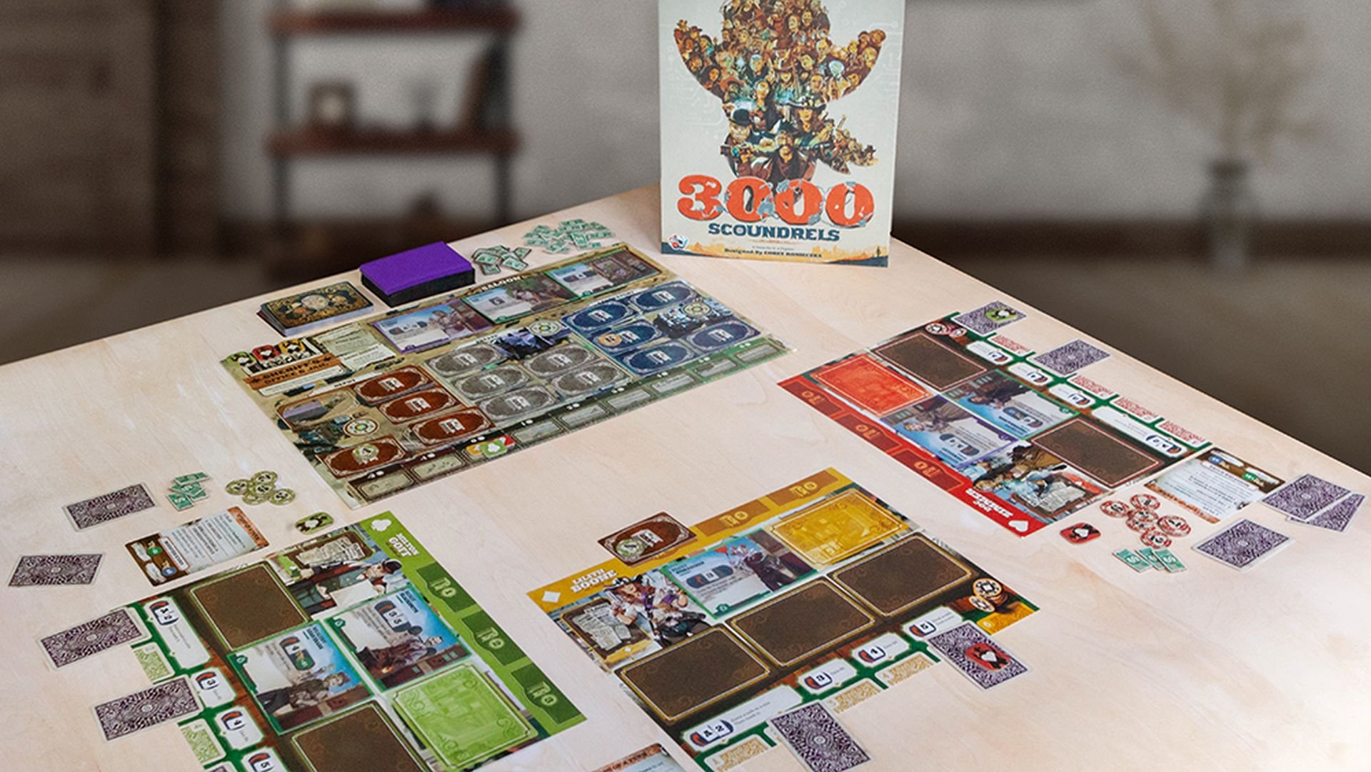 3000 SCOUNDRELS Engine-Builder Board Game Gets October Release Date 3000 SCOUNDRELS Engine-Builder Board Game Gets October Release Date