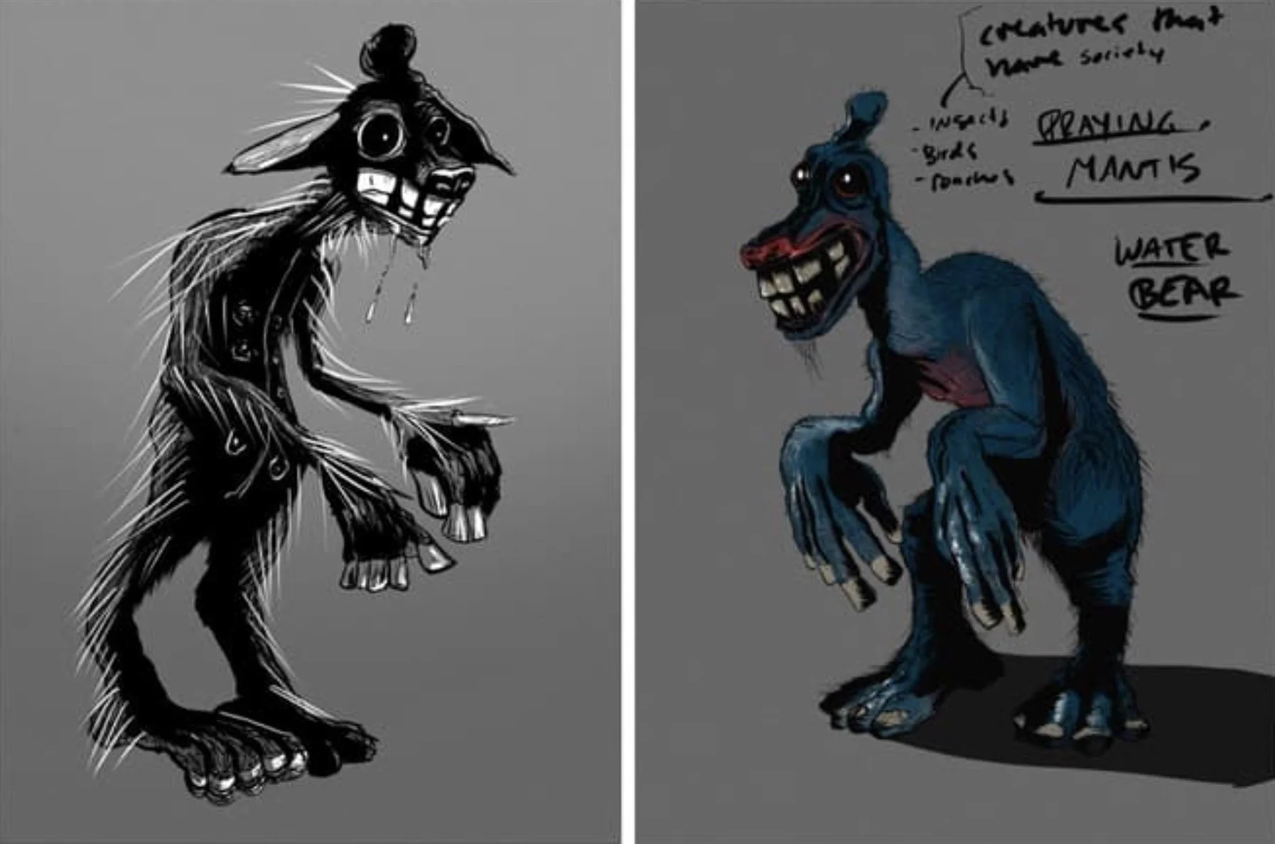 Concept Art of Goofy-Inspired Monster in Nicolas Cage's New Horror ...