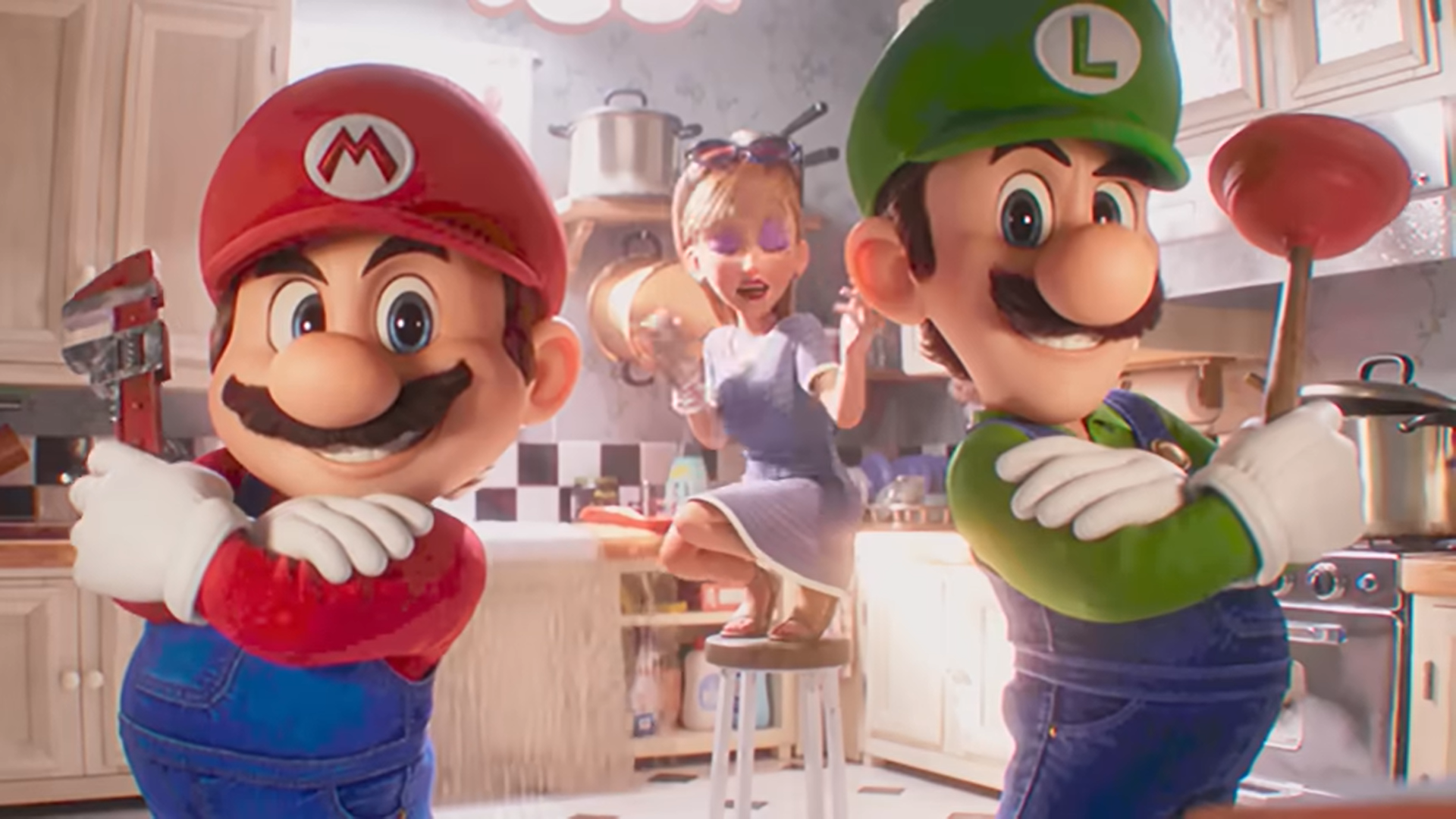 Fantastic SUPER MARIO BROS.  The movie commercial drops a humorous announcement, a new website, and a helpline phone number Fantastic SUPER MARIO BROS.  The movie commercial drops a humorous announcement, a new website, and a helpline phone number