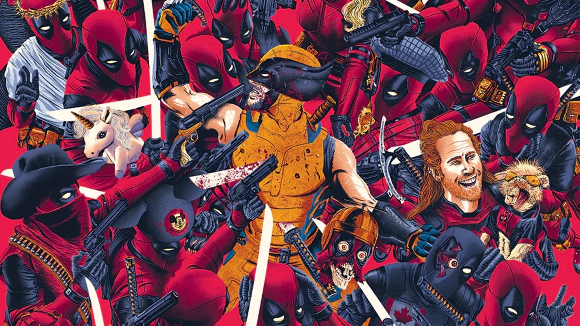DEADPOOL & WOLBERINE Poster Art “Maximum Effort” by artist Amaury Filho