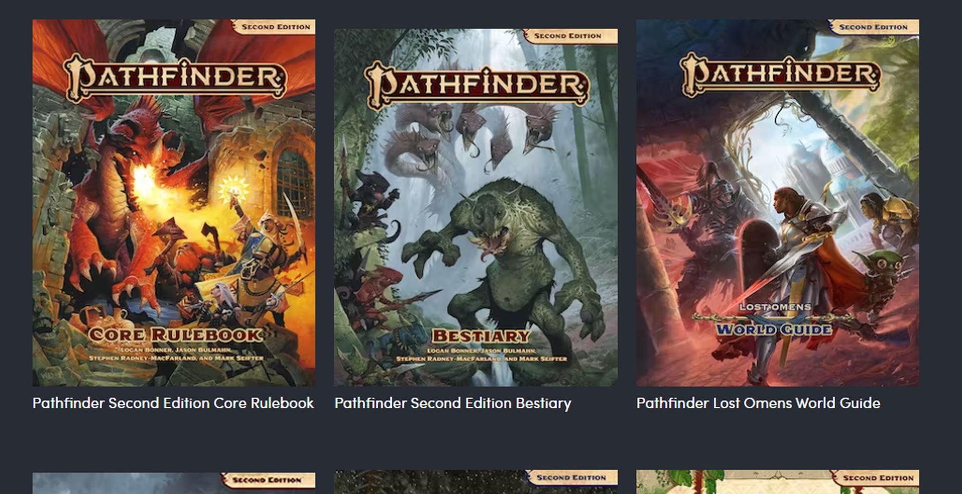 Tenkar's Tavern: Humble RPG Book Bundle: Pathfinder Lost Omens Lore Archive  by Paizo.
