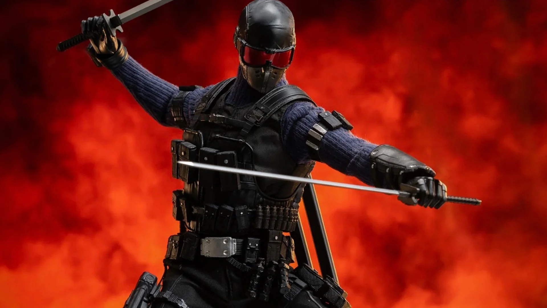 Hasbro reveals the awesome 1/6th scale GI JOE FigZero Commando Snake Eyes action figure