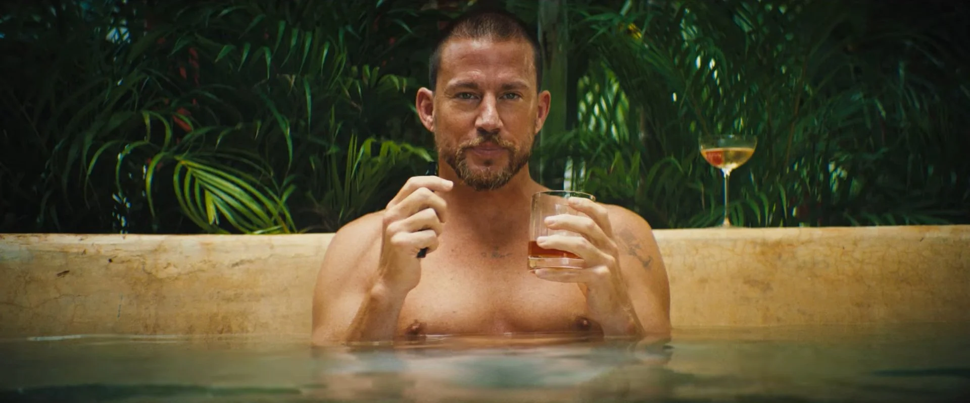 Dark and wild trailer for thriller BLINK TWICE featuring a star-studded cast including Channing Tatum