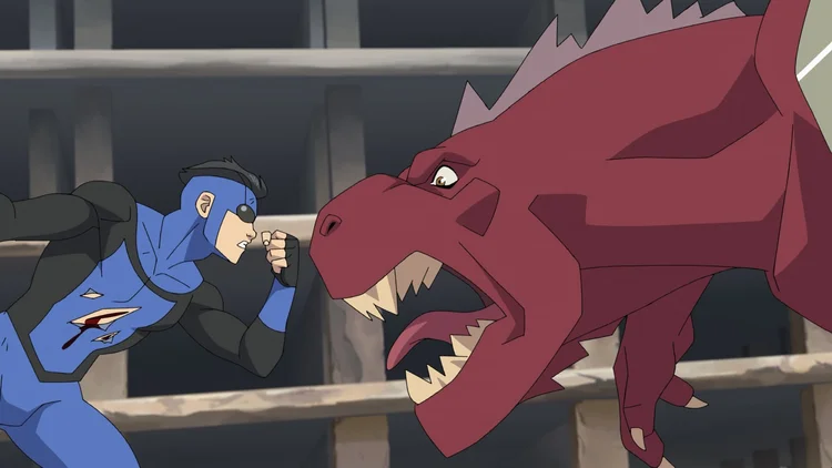 INVINCIBLE Season 4’s First Look IMages Unleashes Thragg, Dinosaurus ...