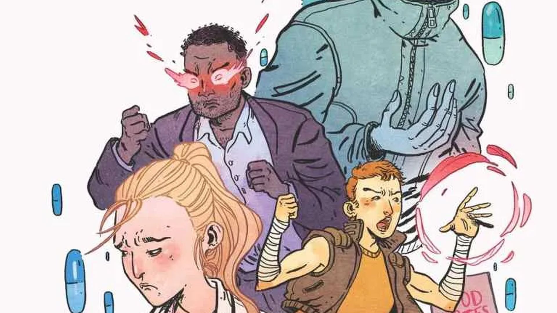 Get ready for superheroes and medical drama in CRASHING # 1 next month