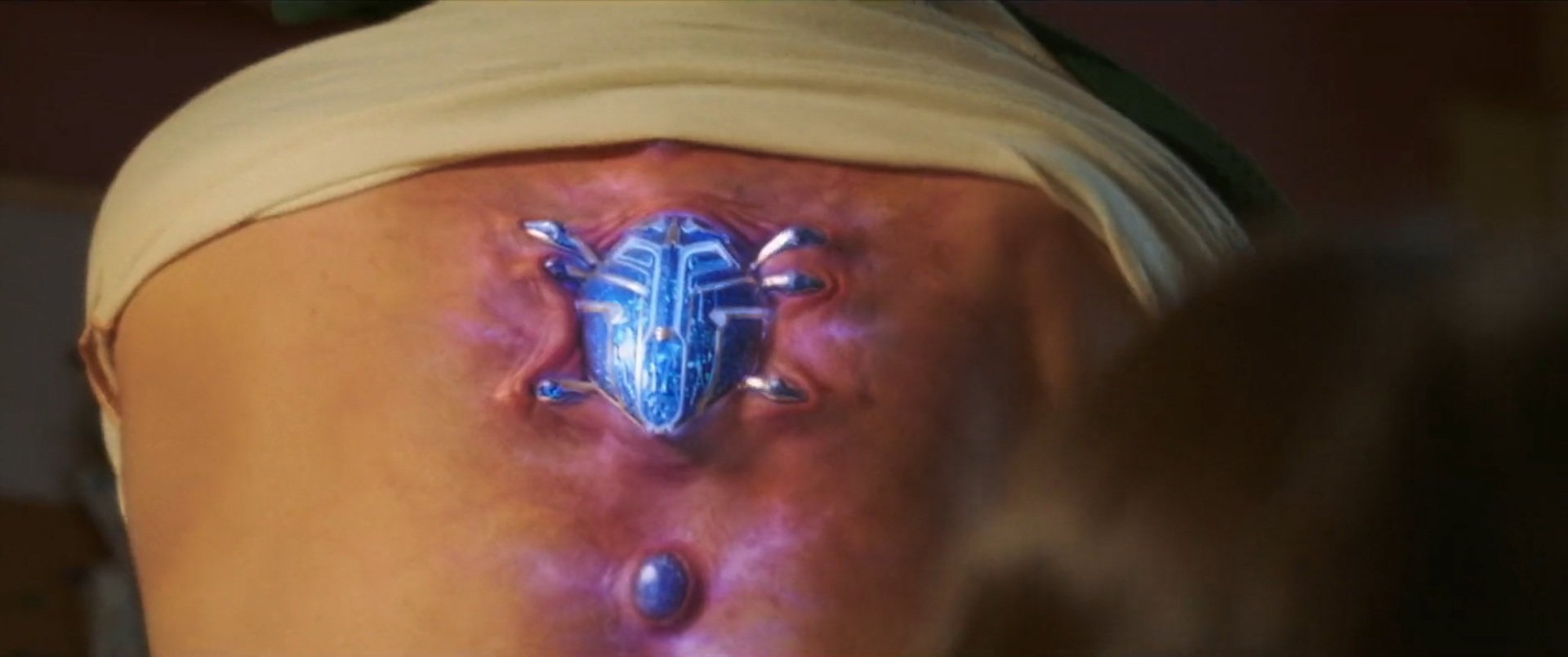 A new clip from BLUE BEETLE sees Jaime Reyes learning about the beetle