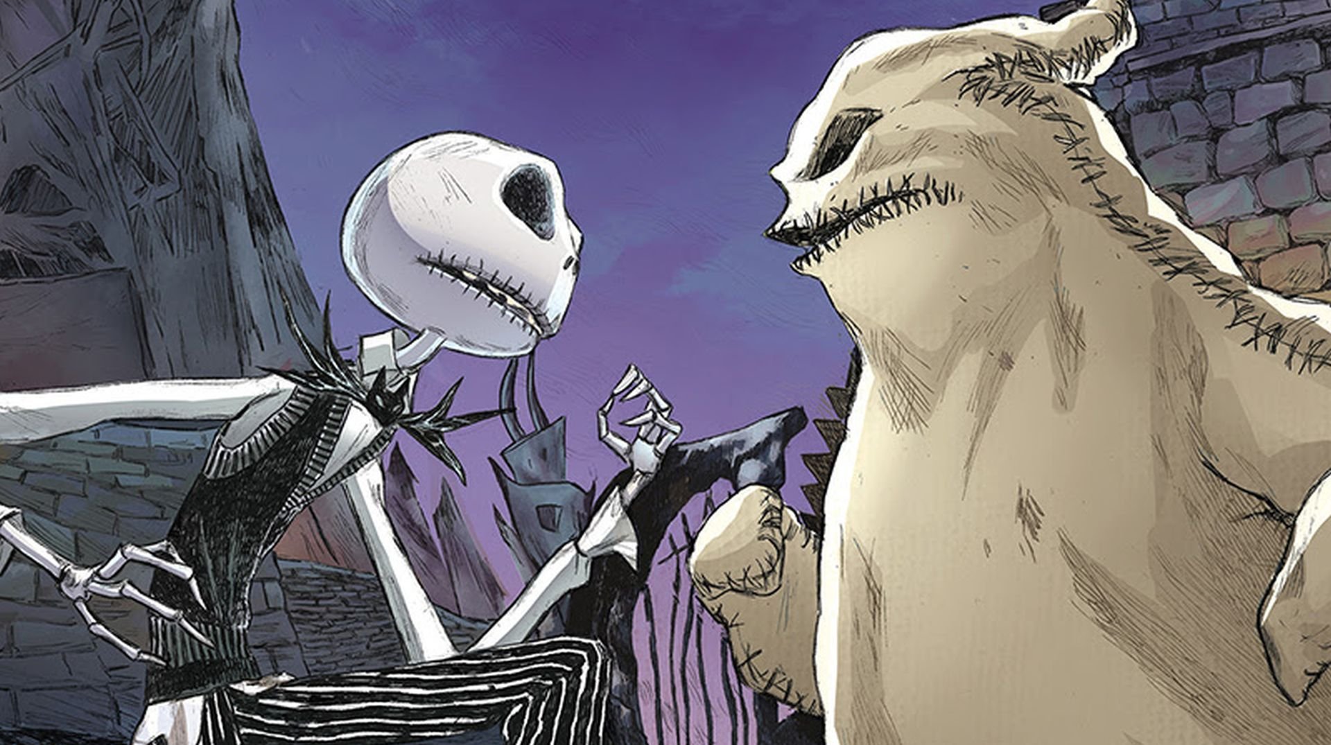 This 'Nightmare Before Christmas' coloring book is delightfully frightening