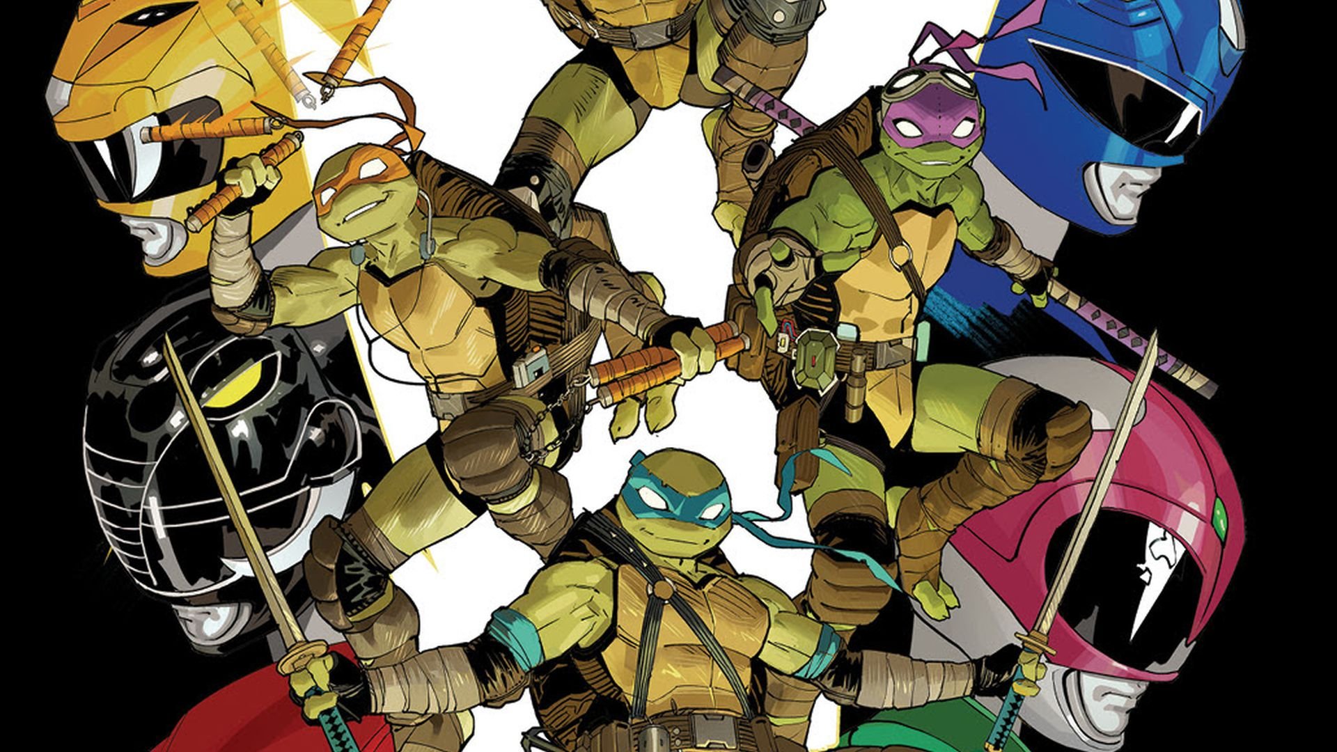 The Power Rangers and Ninja Turtles are preparing for the third comic crossover this summer