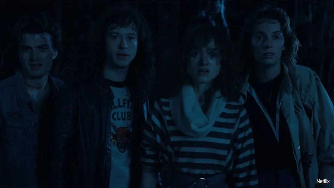 The bluer look of STRANGER THINGS season 4 was largely due to a letter Steven Spielberg wrote to the Duffer brothers