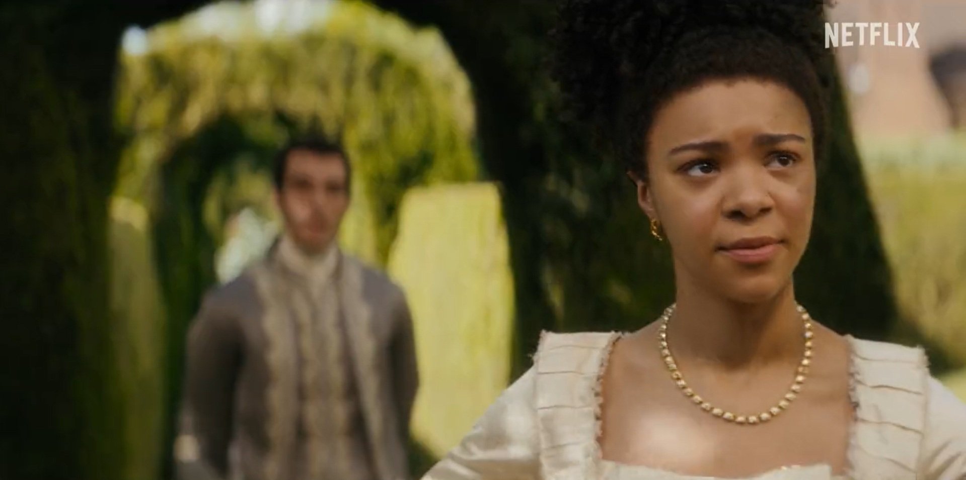 Netflix reveals the first look at the clip of its highly anticipated spin-off QUEEN CHARLOTTE: A BRIDGERTON STORY