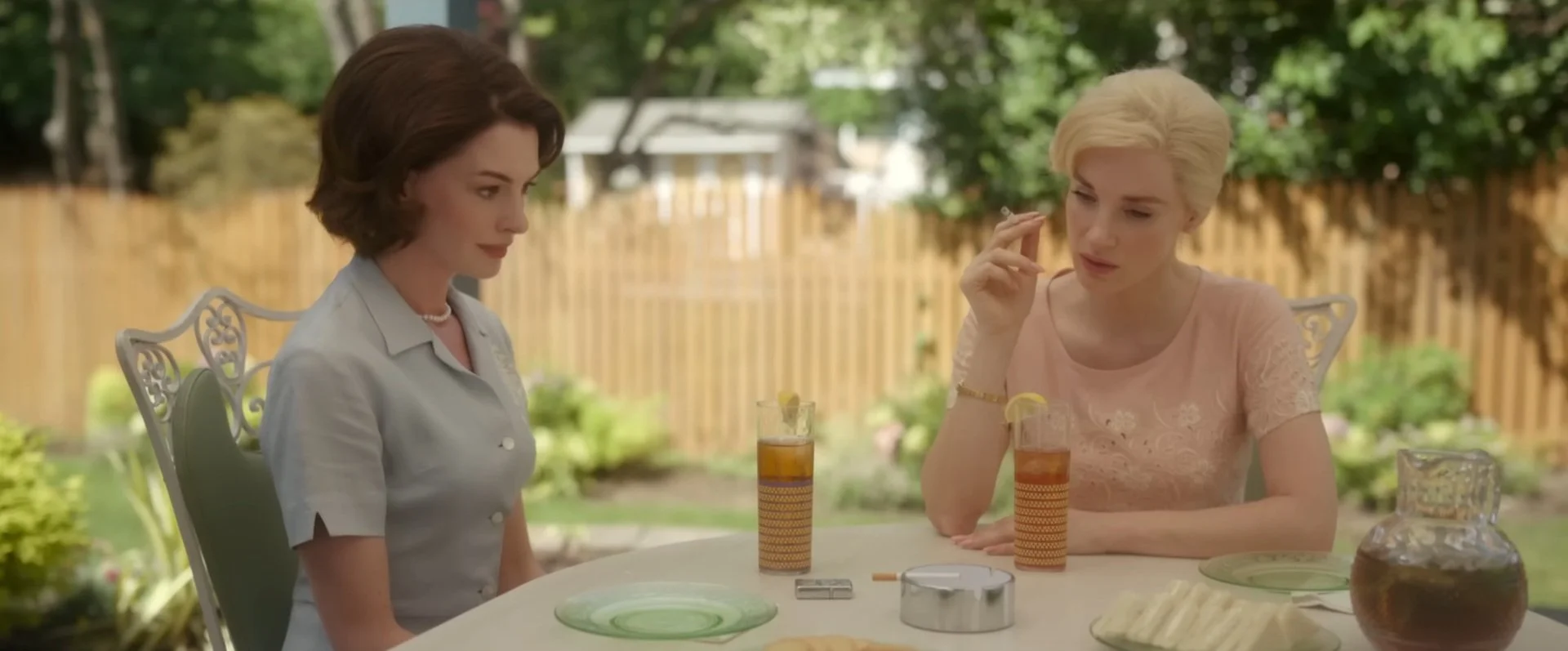 Anne Hathaway and Jessica Chastain star in the chilling trailer for the thriller film MOTHERS’ INSTINCT