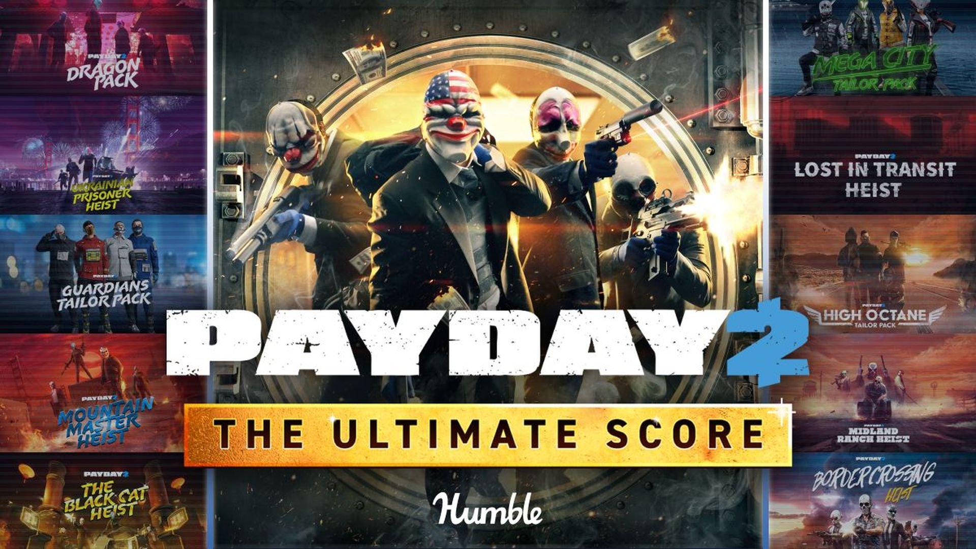 Enjoy PAYDAY 2 with over 60 DLCs in the new Humble Bundle Enjoy PAYDAY 2 with over 60 DLCs in the new Humble Bundle