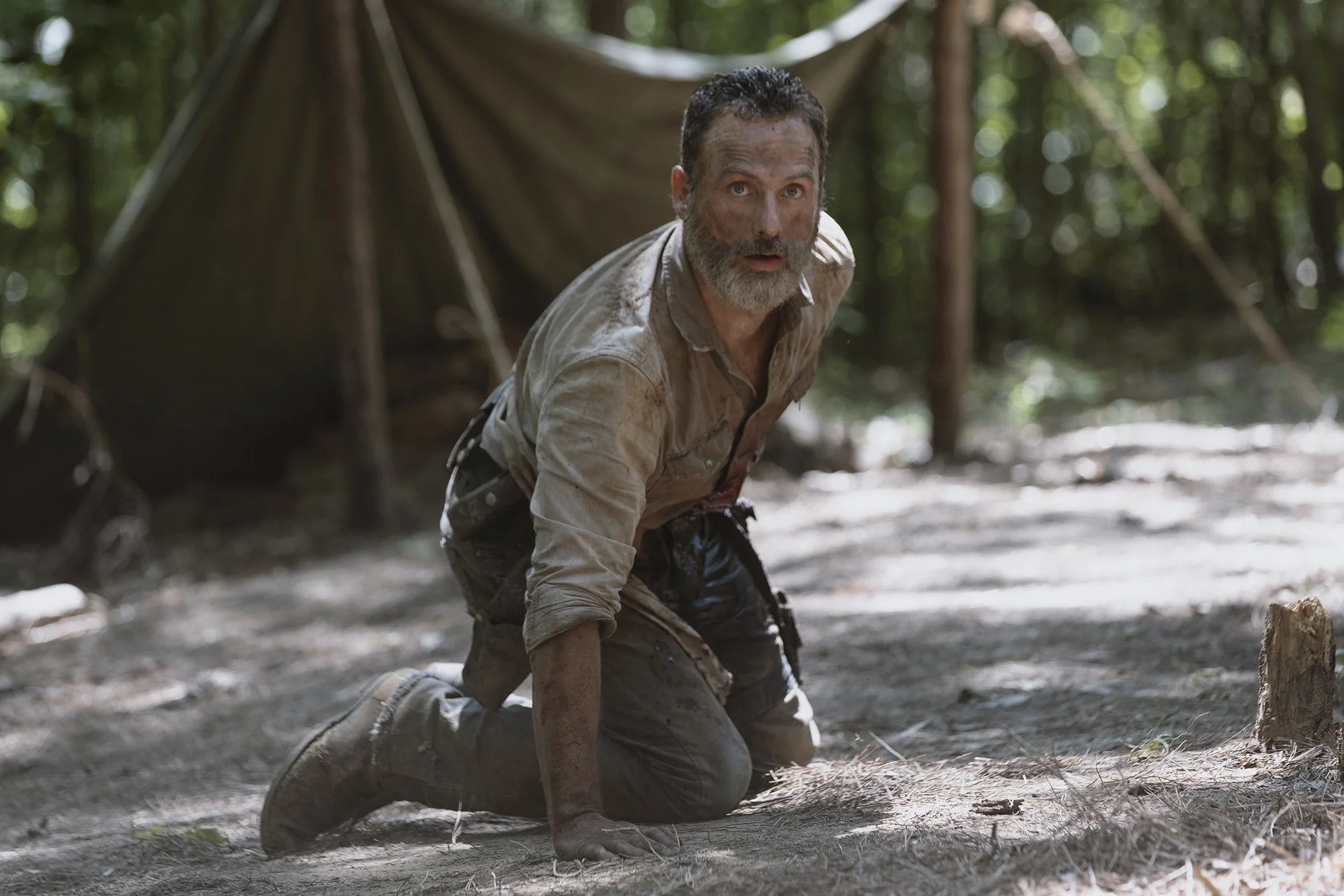 Andrew Lincoln makes fun of a possible return of Rick Grimes to the Walking Dead universe