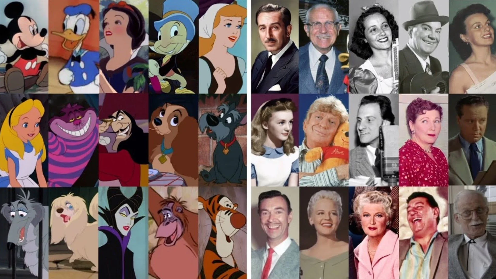 Awesome video showing iconic Disney voice actors performing alongside their animated characters Awesome video showing iconic Disney voice actors performing alongside their animated characters