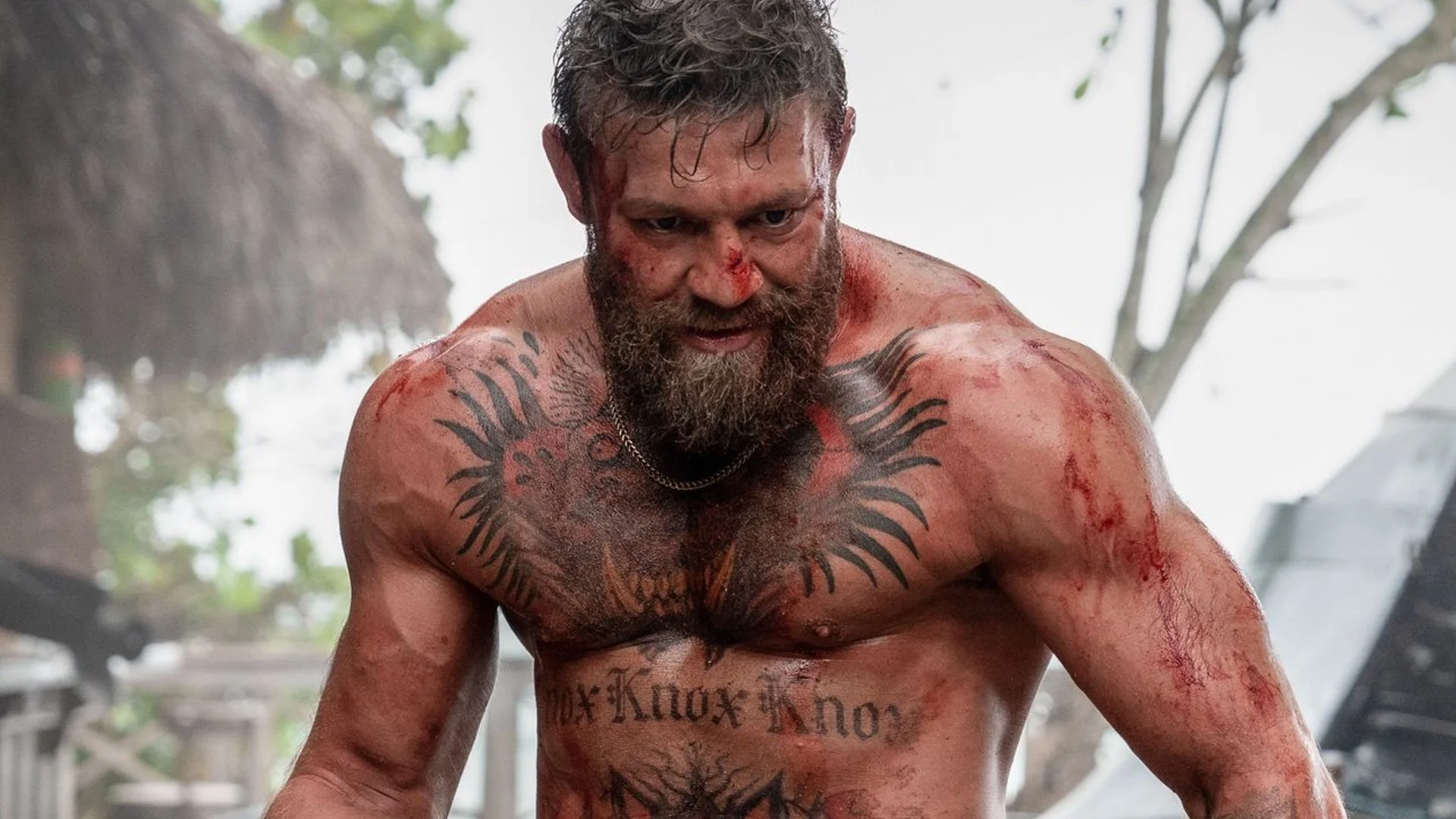 Conor McGregor instinctively kept trying to punch Jake Gyllenhaal in the face while filming ROAD HOUSE Conor McGregor instinctively kept trying to punch Jake Gyllenhaal in the face while filming ROAD HOUSE