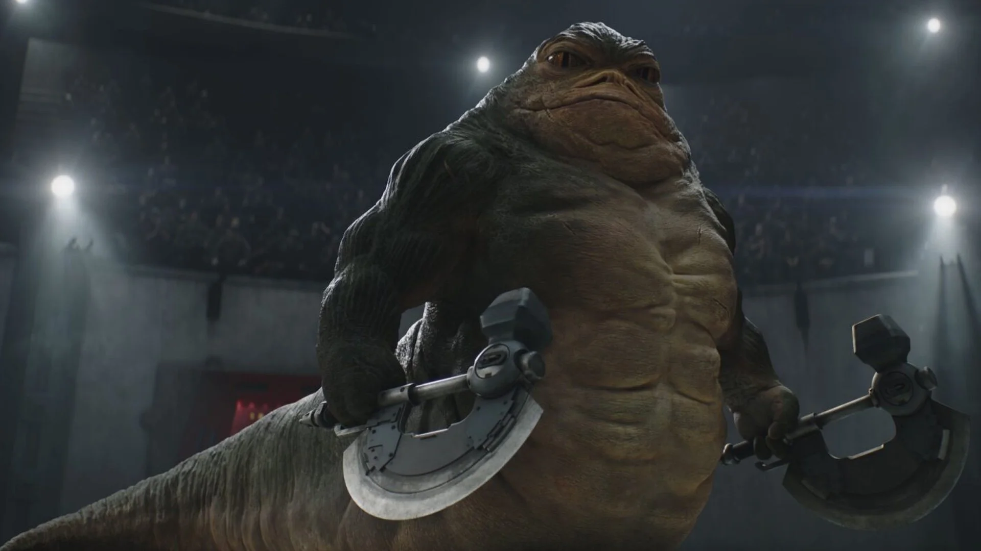 Rotta the Hutt aksiyon sahnesinde