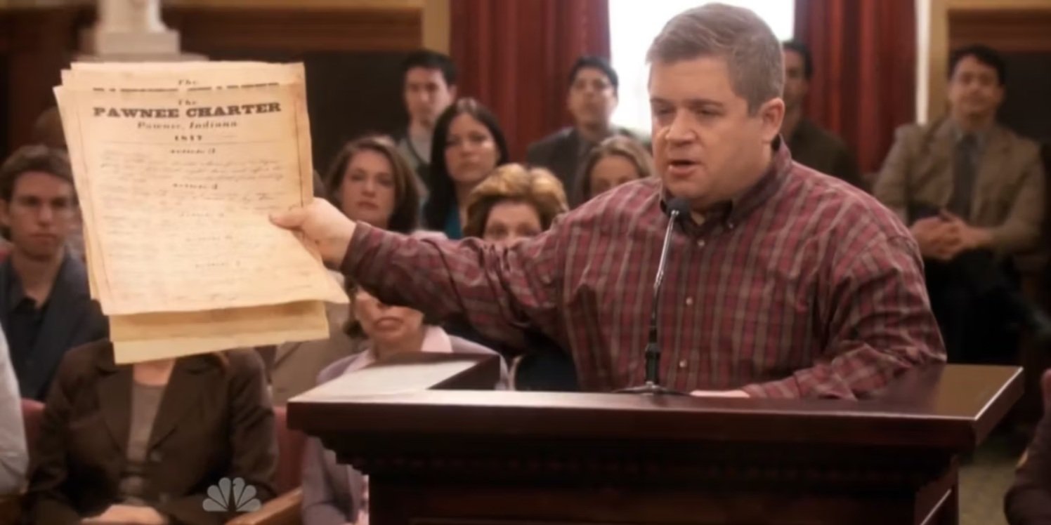 Patton Oswalt Parks And Rec Boba Fett Patton Oswalt Says STAR WARS: BOOK OF BOBA FETT Synced a Scene to Match