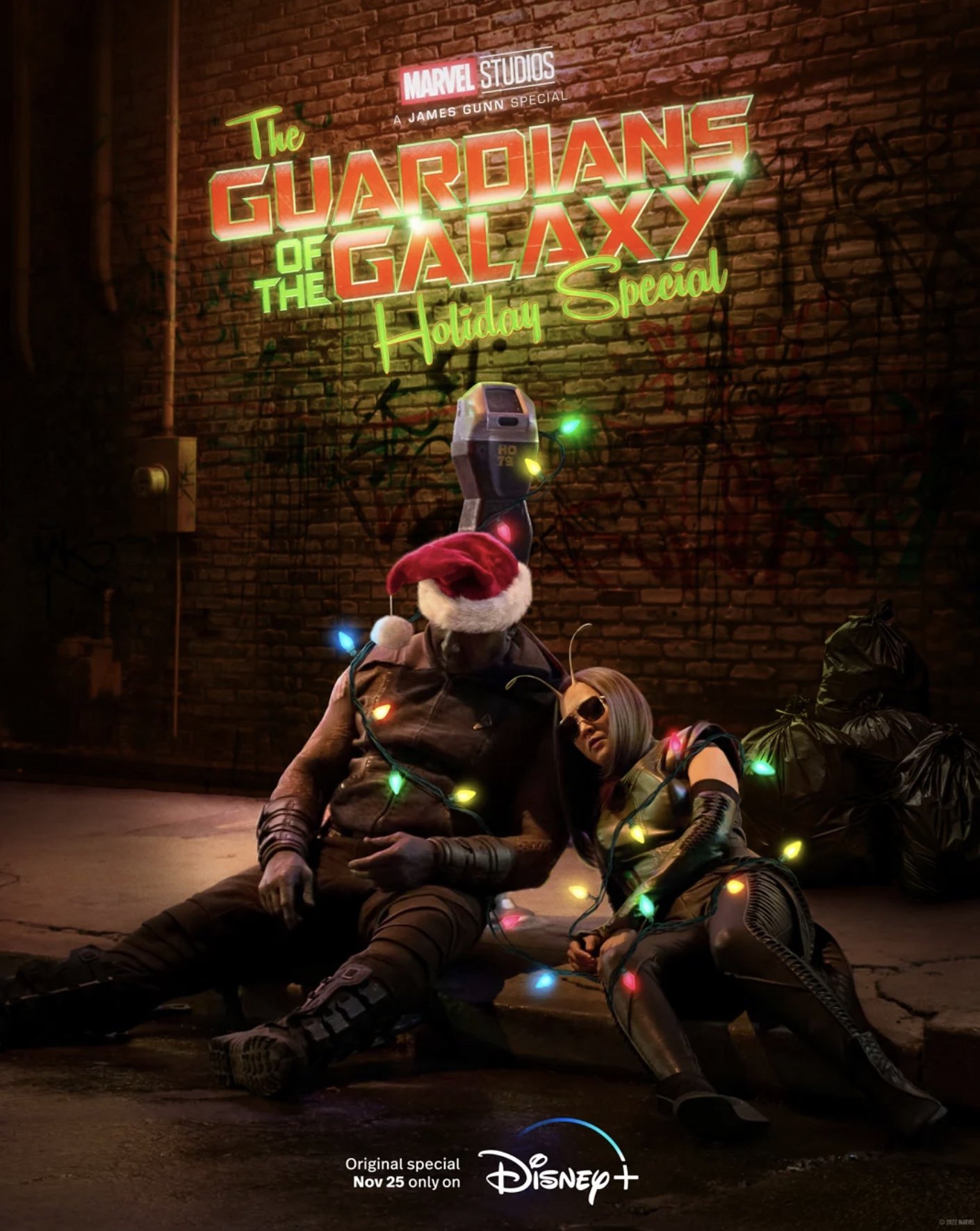 Poster Art For James Gunn\'s THE GUARDIANS OF THE GALAXY HOLIDAY SPECIAL;  Michael Rooker Confirmed to Return — GeekTyrant