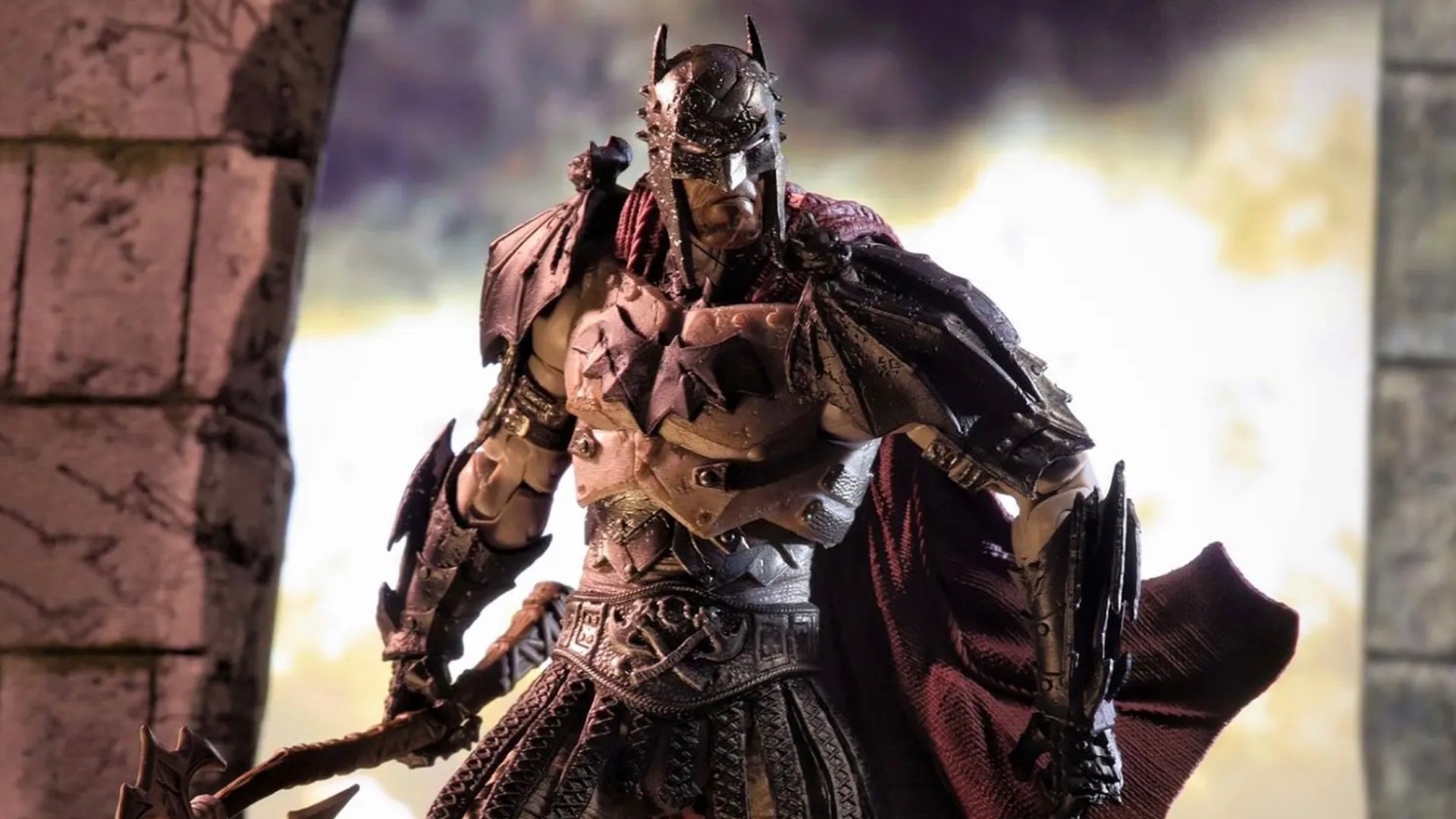 mcfarlane toys shares new image of its dc multiverse dark nights metal gladiator action figure Rise Of McFarlane Toys & DC Action Figures!
