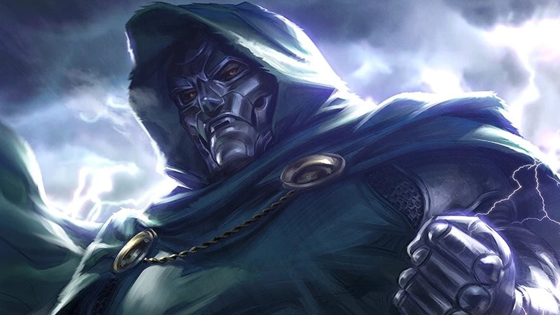 Fantastic 4 villain Doctor Doom as seen in the comics.