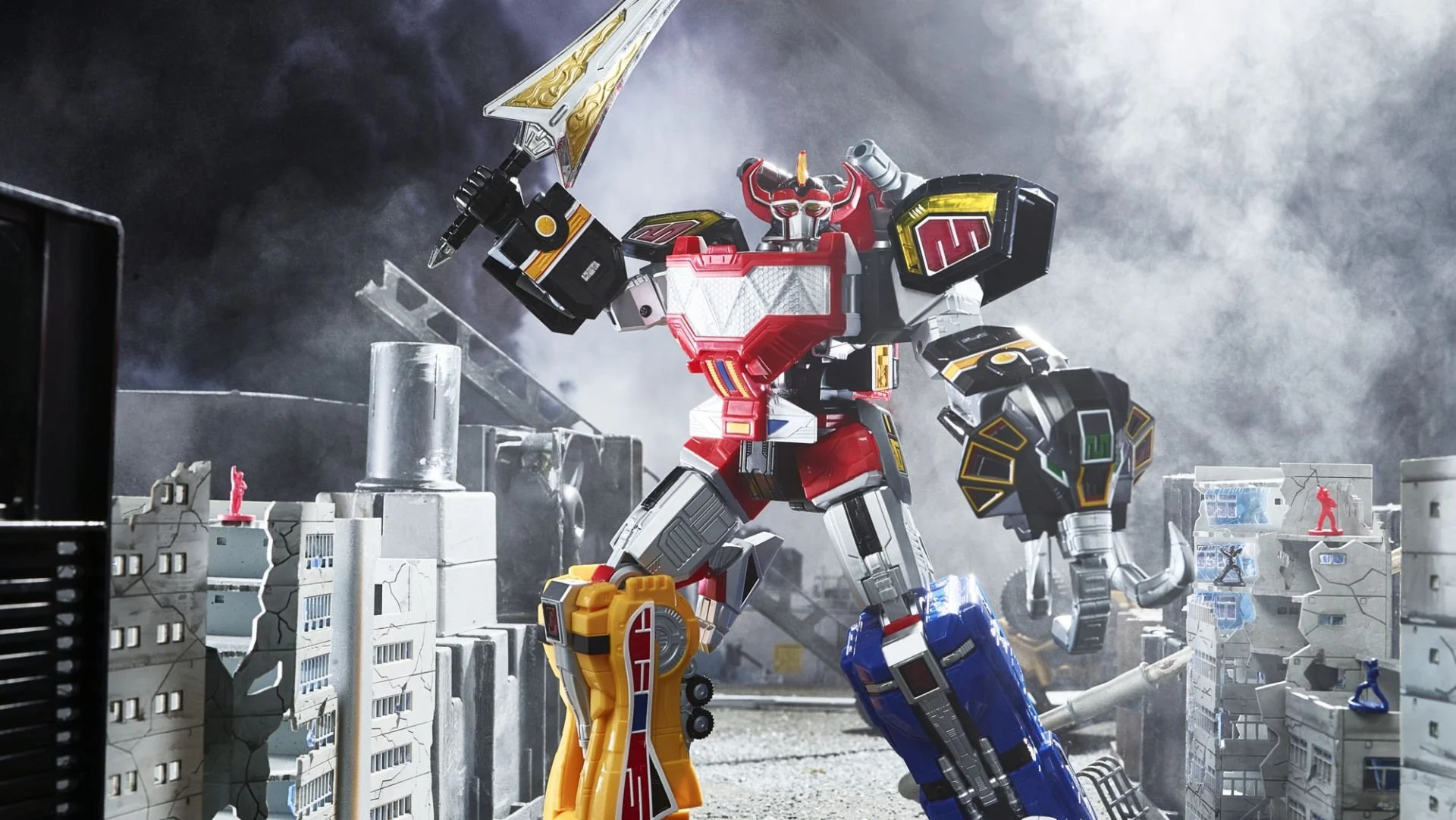 Power Rangers Megazord Destroyed