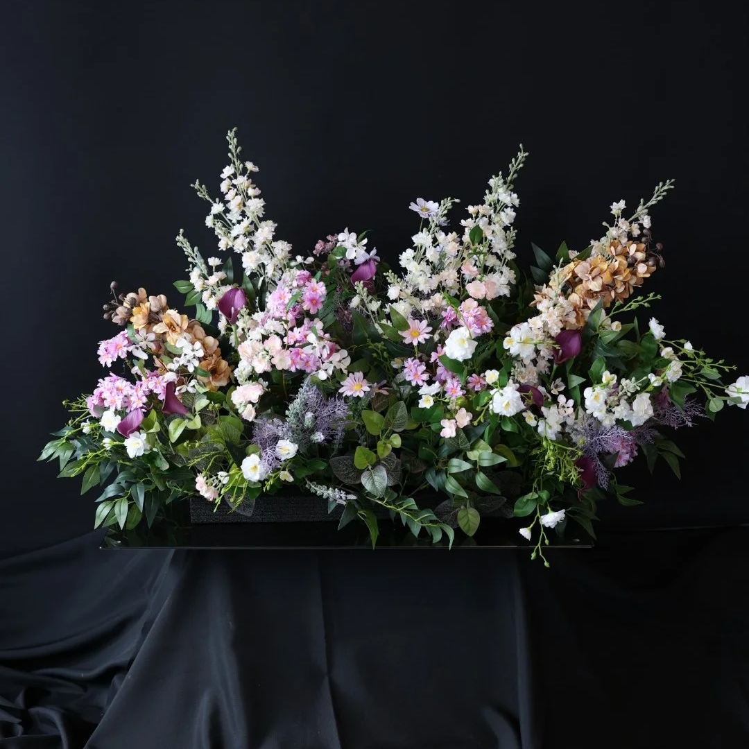 Stand Alone Floral - Wildflowers Purple/White