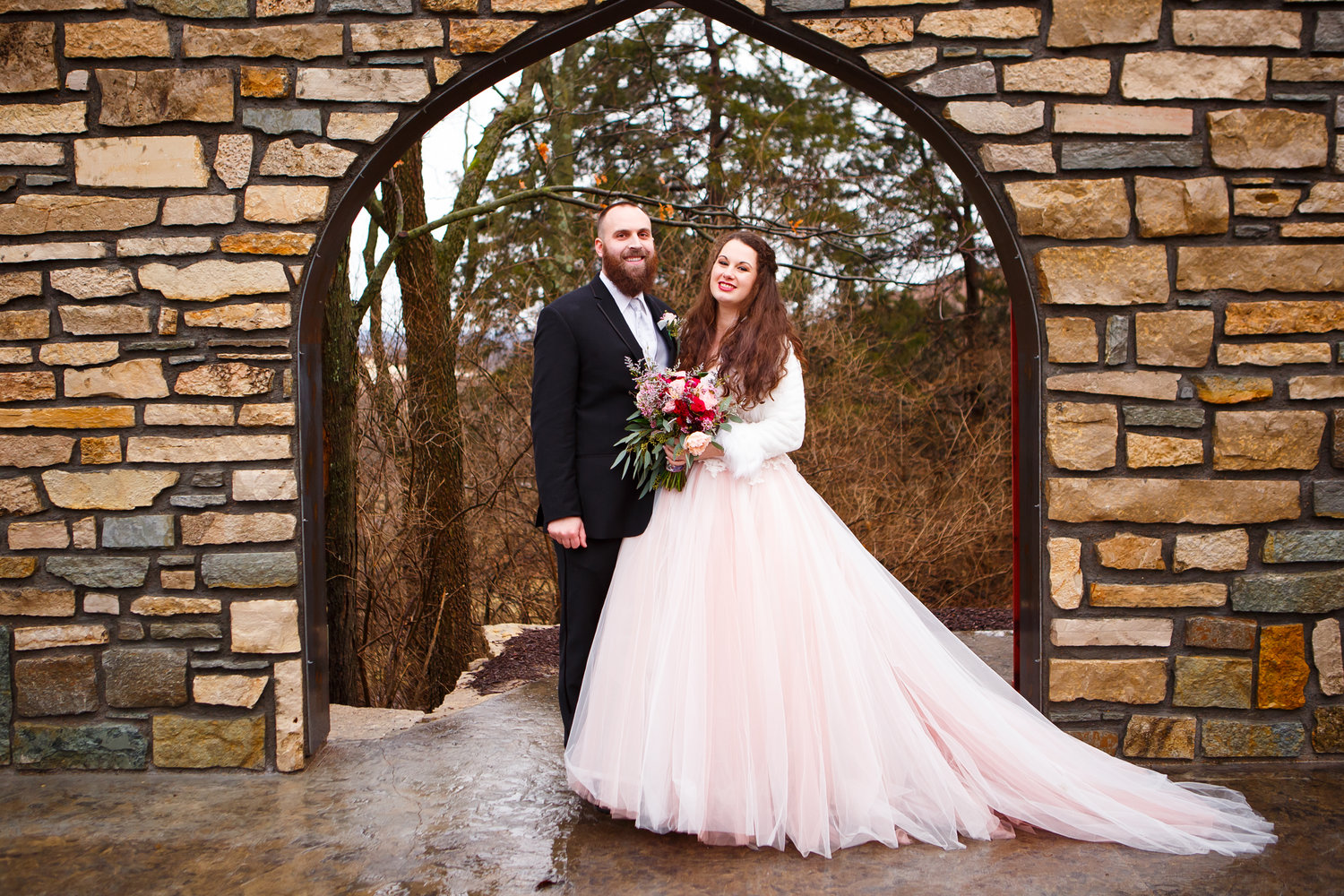 Winter Green and Red Berry Picks — Haue Valley: St. Louis Wedding Venues