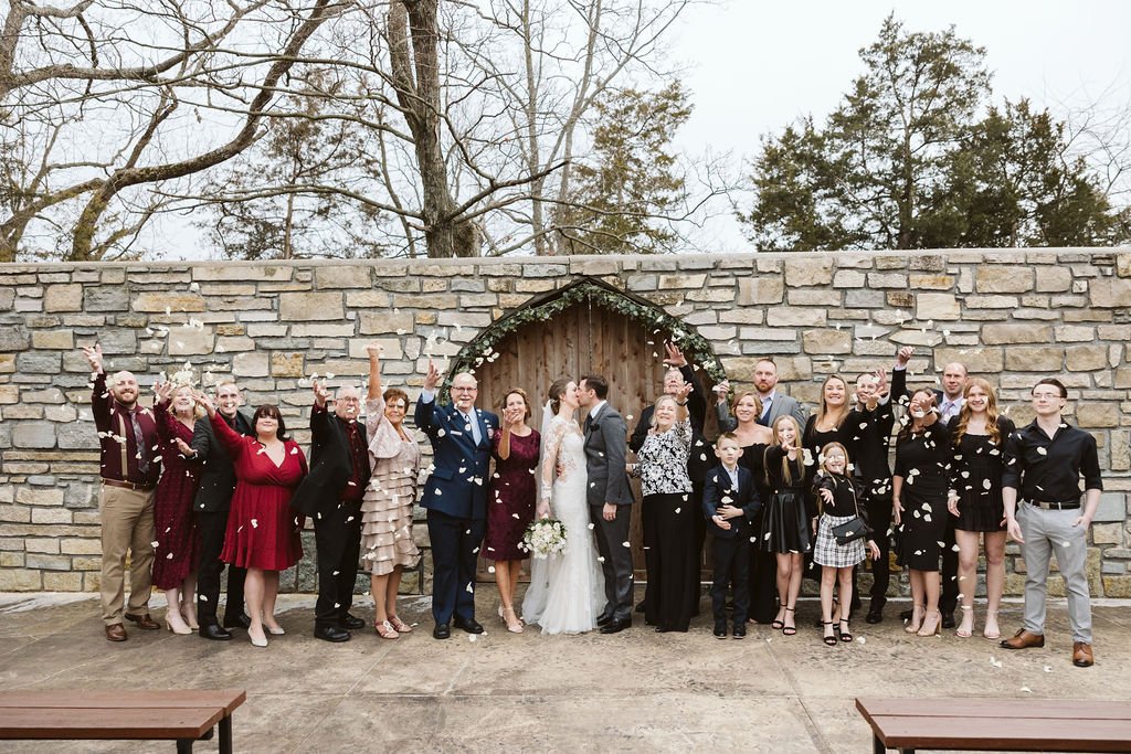 Your wedding day is more than just a wedding&mdash;it's a rare gathering of all your favorite people in one space! 🥰👫👭👬 Take a deep breath, look around, and soak in every laugh, hug, and happy tear. This incredible crowd is here just for YOU!💖🎉