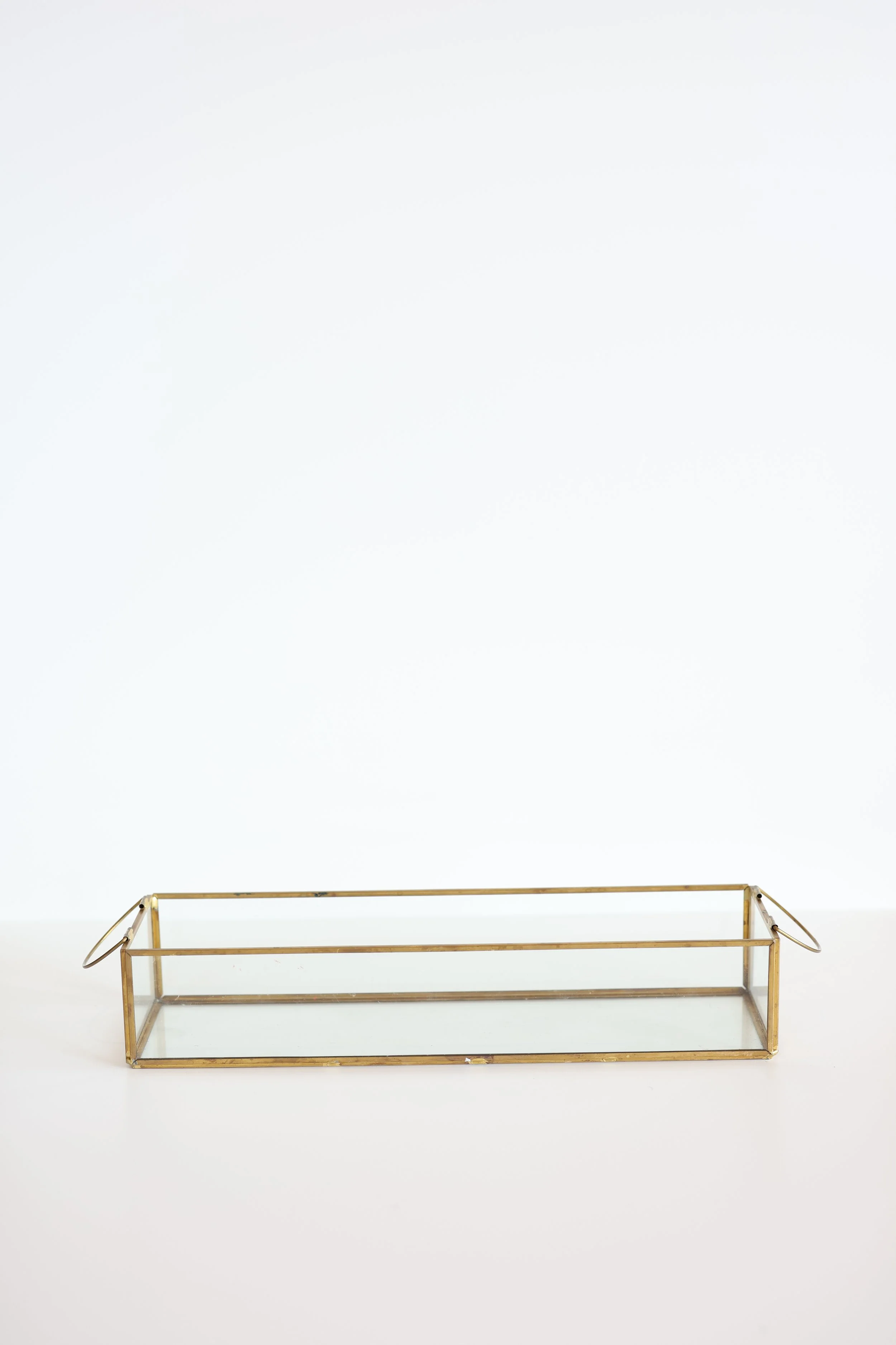 Glass Boxes with Gold Frame