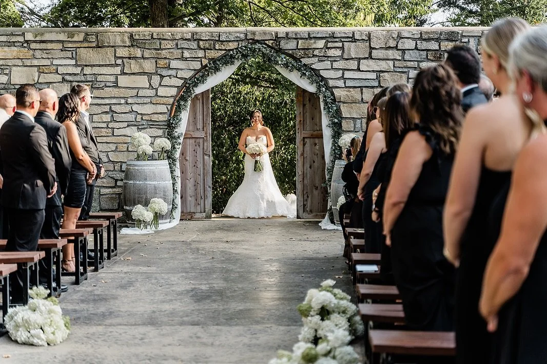 A timeless entrance for a forever kind of love.✨🥹

&nbsp;❤️Wedding Vendors❤️
Wedding Photographer: @blacktieweddingsandevents
Venue: @HaueValley
Videographer: @chrisbartmesscreative
DJ: @blacktieweddingsandevents
Catering: @2mikescatering
Florist: @