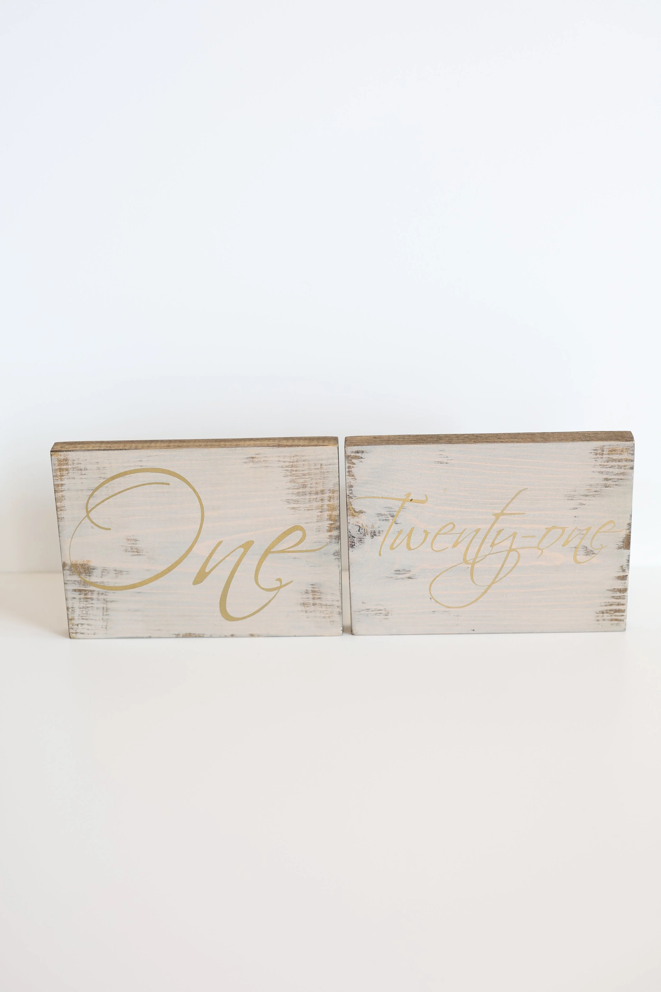 Light Wood Table Numbers