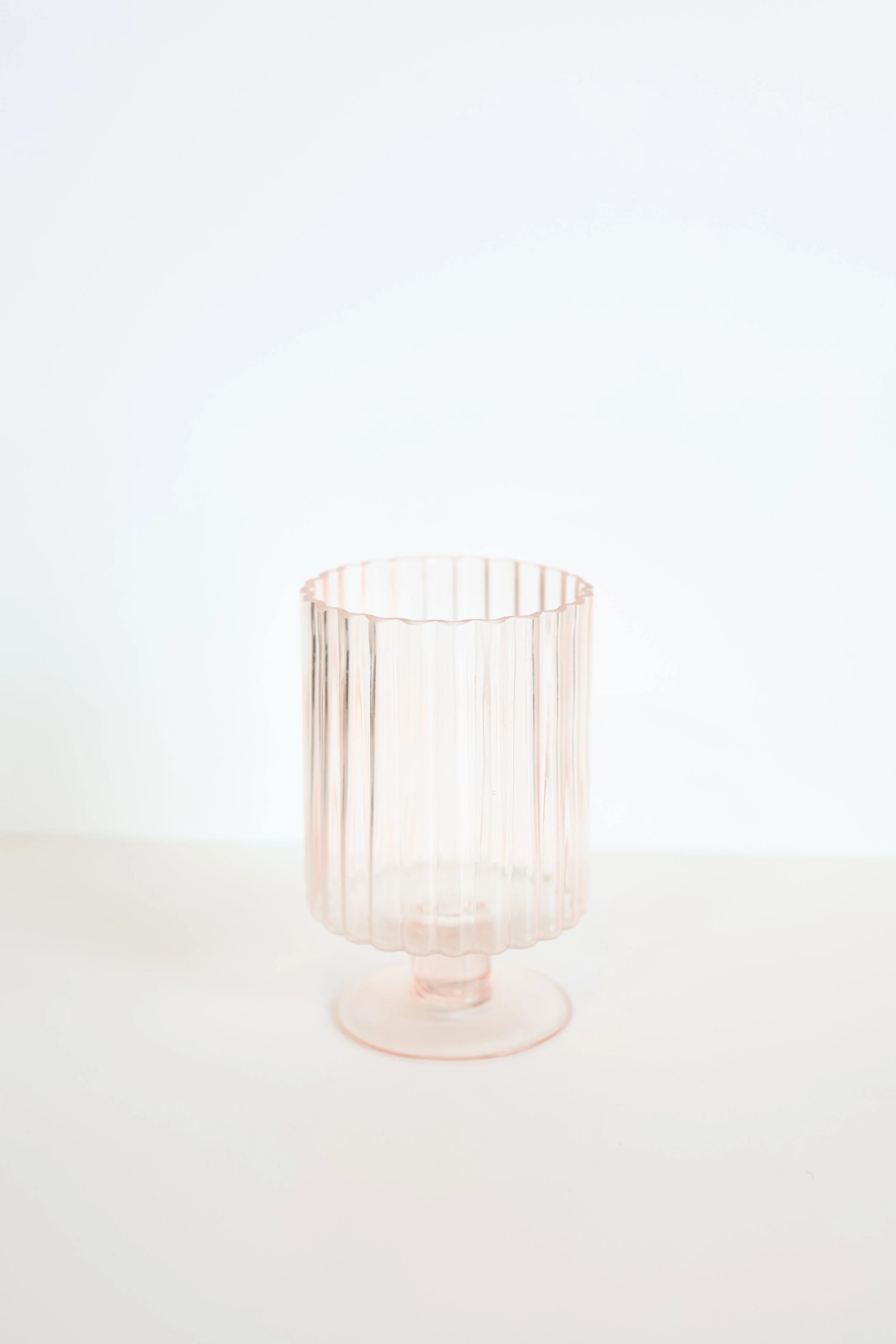 Short Pink Vase