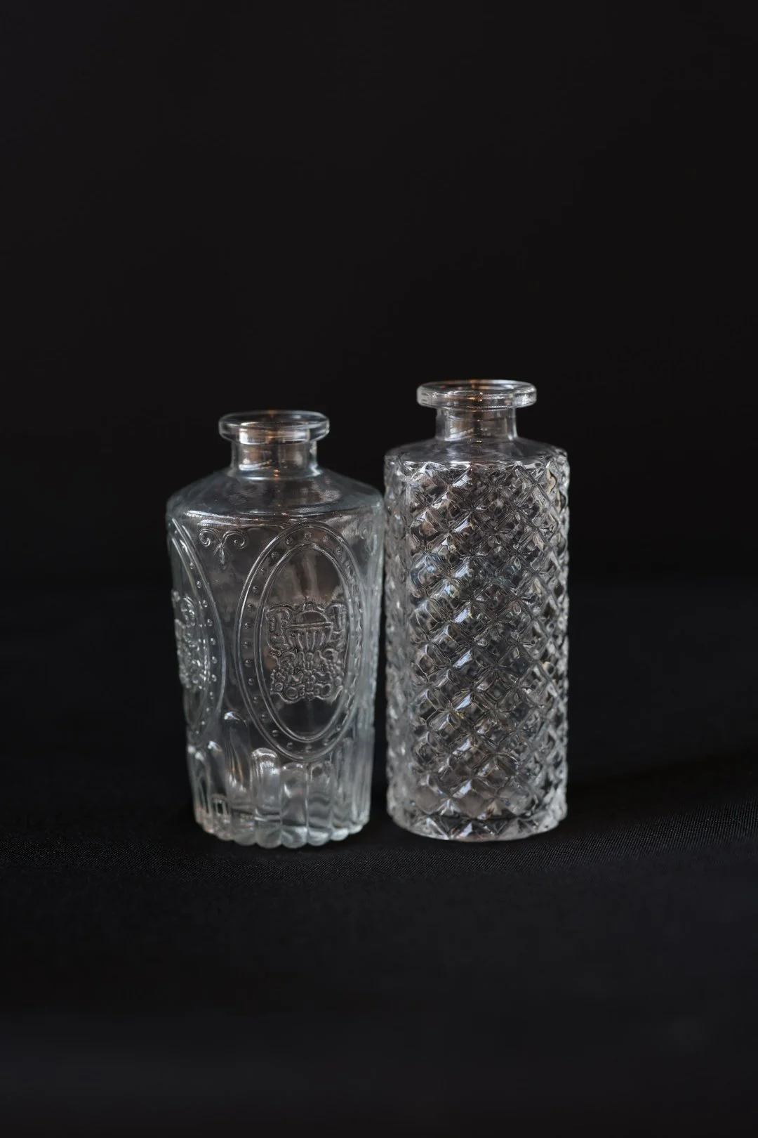 Clear Antique Bud Vases
