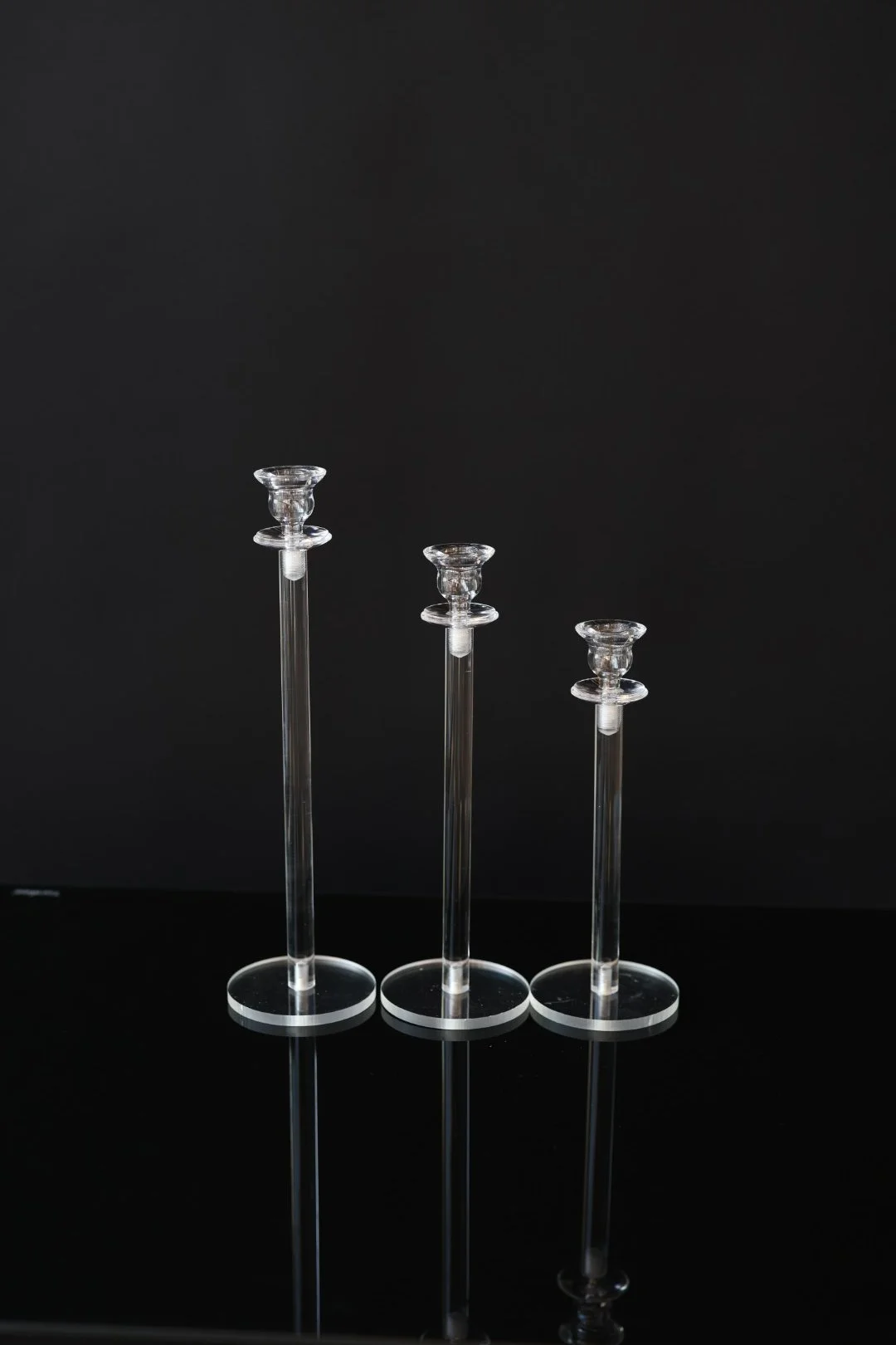 Single Acrylic Taper Candle Holder
