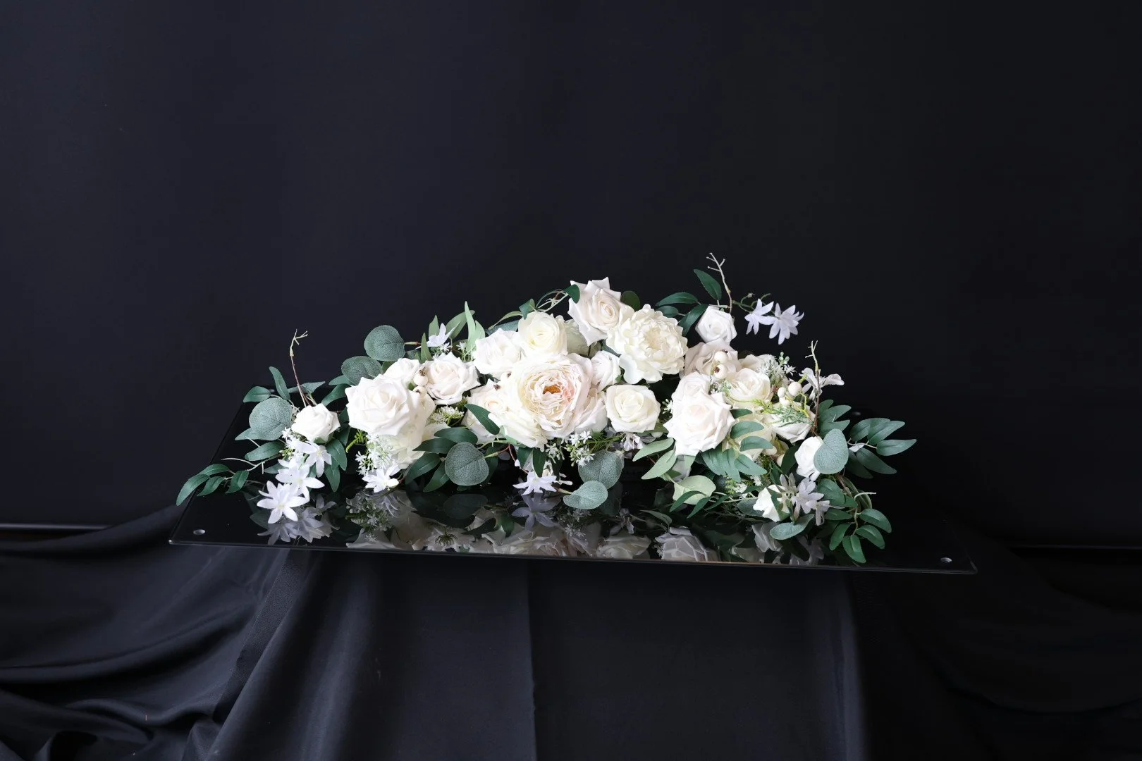 Spray - Small White and Green