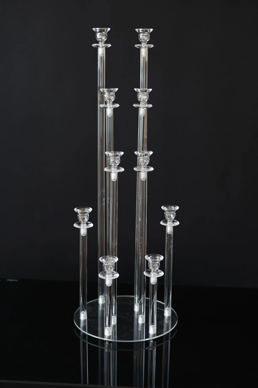 Acrylic Taper Candle Holders - 10 Holders