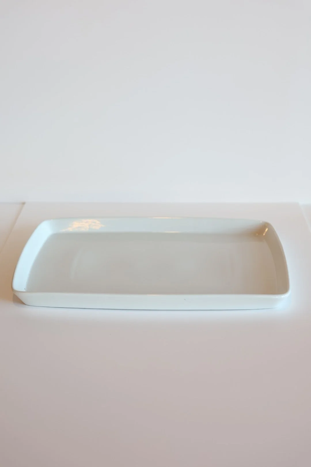 Rectangle White Dessert Tray