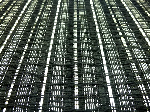 Hand woven silk and wool three layered fabric