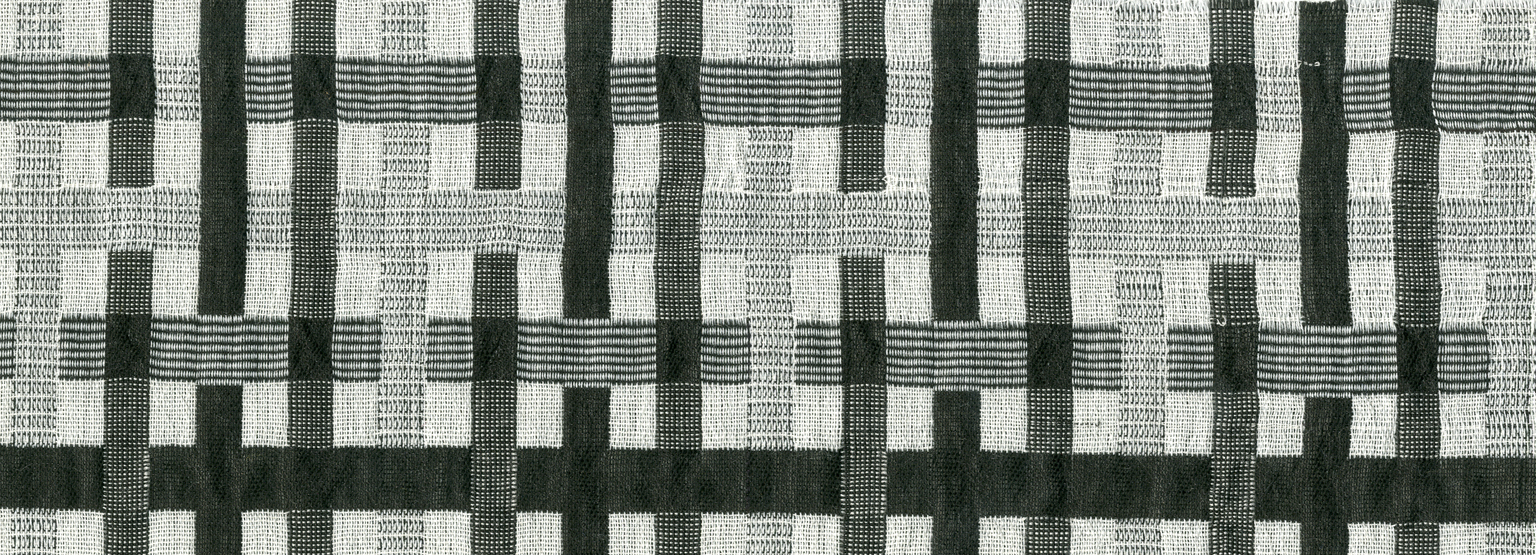Jacquard Check wool fabric, inspired by scaffolding.