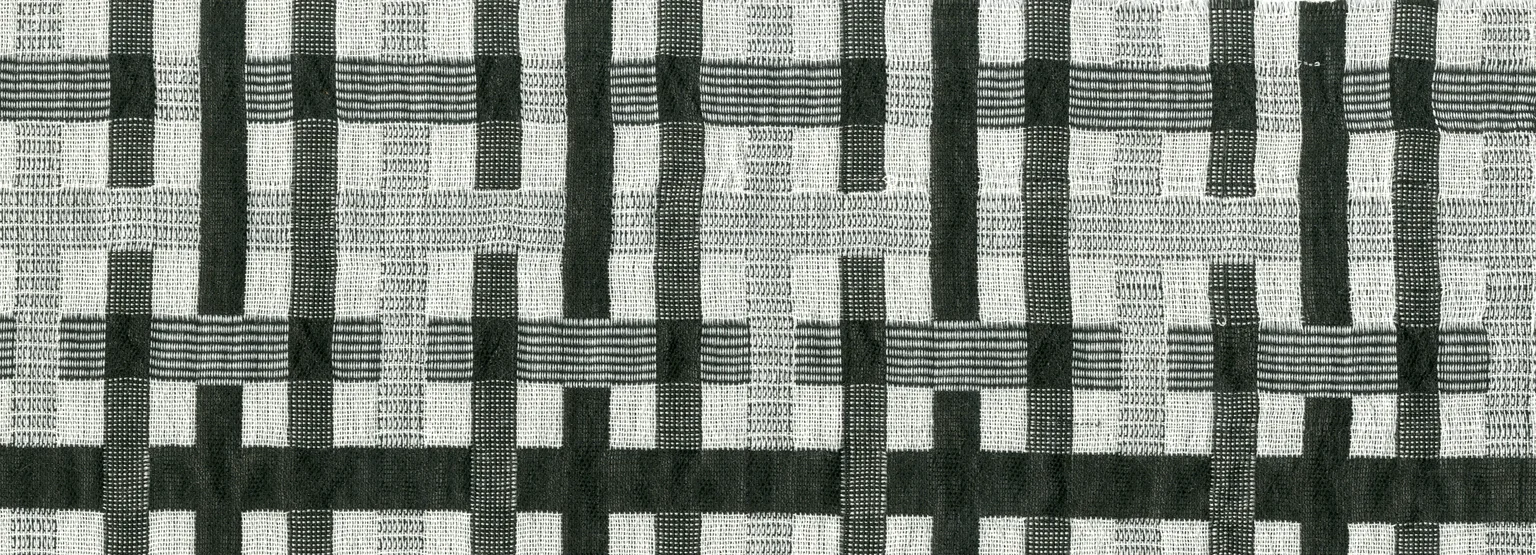 Jacquard Check wool fabric, inspired by scaffolding.