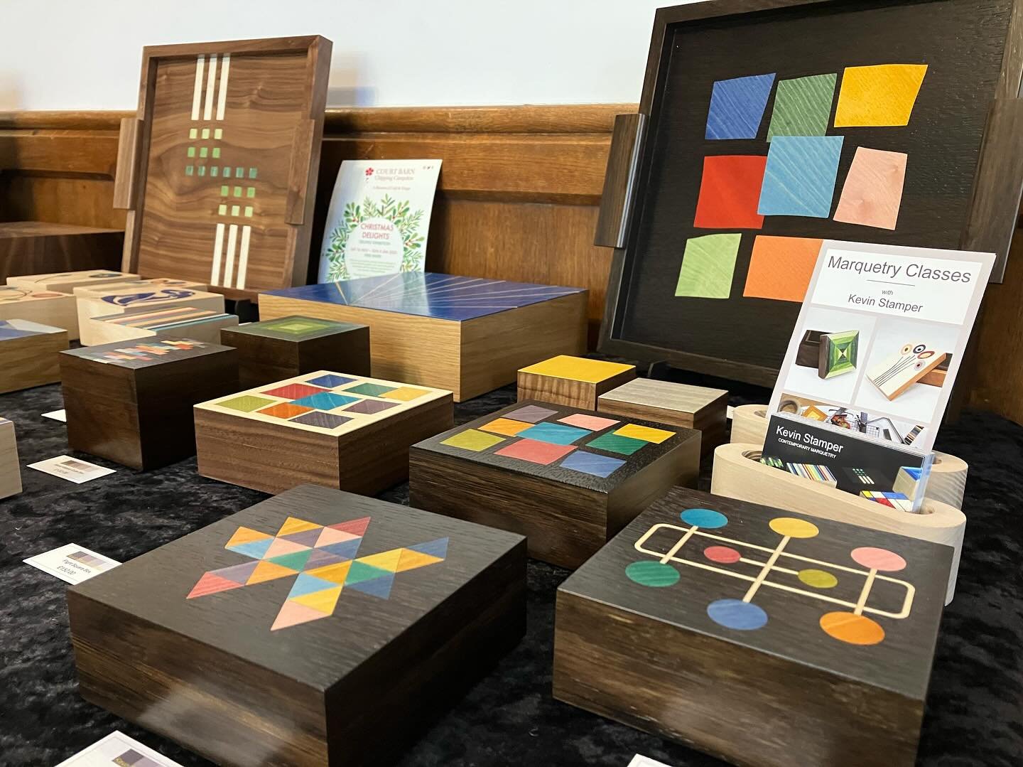 All ready for the second day @bluemagpiecraft @elmsliehousemalvern .
.
Looking forward to a busy day again like yesterday! Come along if you&rsquo;re in the area, lots of fantastic makers showing their wares!
.
Open Saturday and Sunday, 10.30 - 4.00.