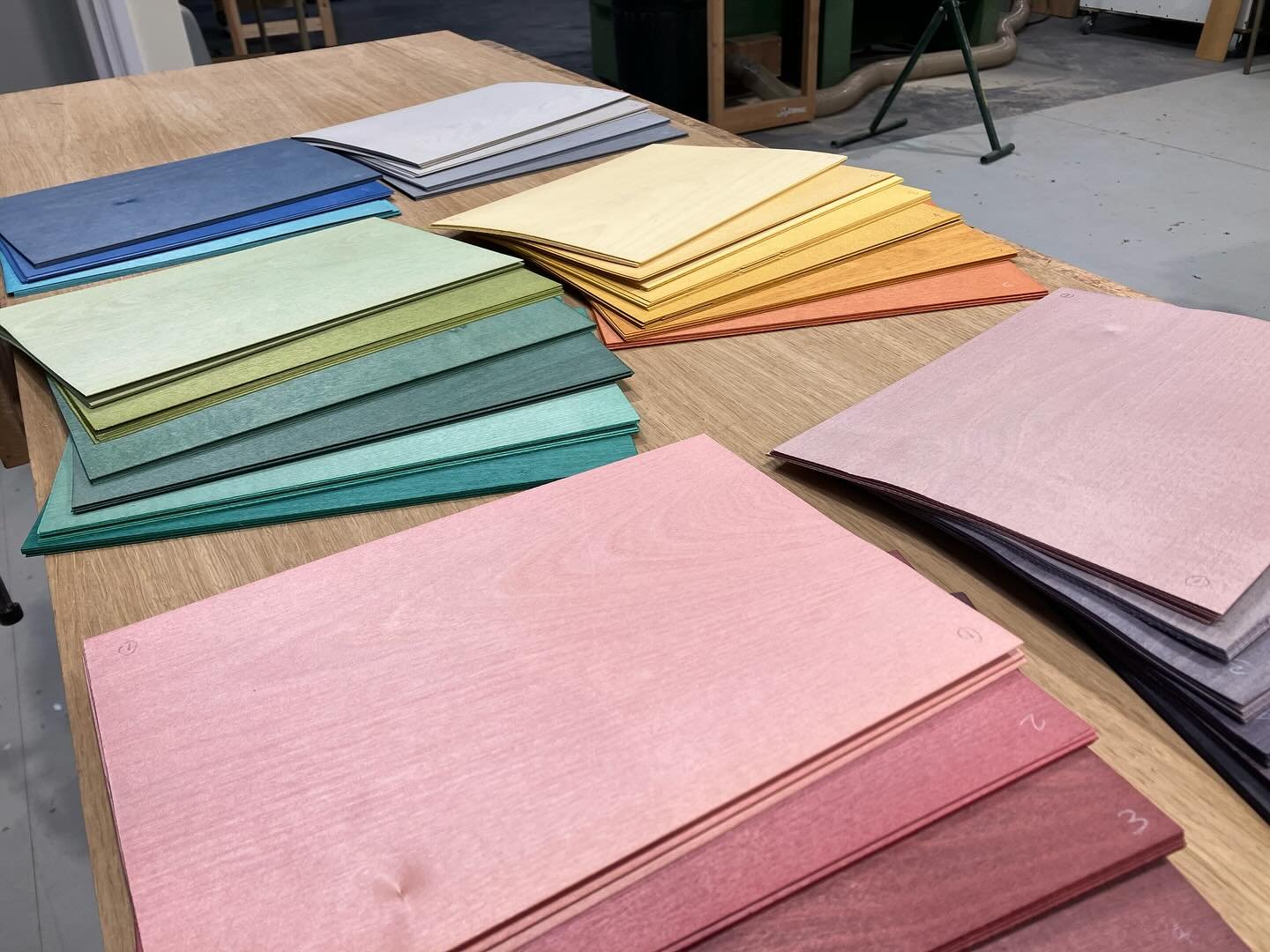 Hand dyed veneers, a week&rsquo;s work but so much potential&hellip;
.
.
.
.

#handmade 
#craft 
#craftmanship 
#furniture 
#design 
#collecting 
#interiors 
#decor 
#luxurydecor 
#luxuryinteriors 
#luxury 
#luxurycraft 
#bespoke 
#contemporarycraft 